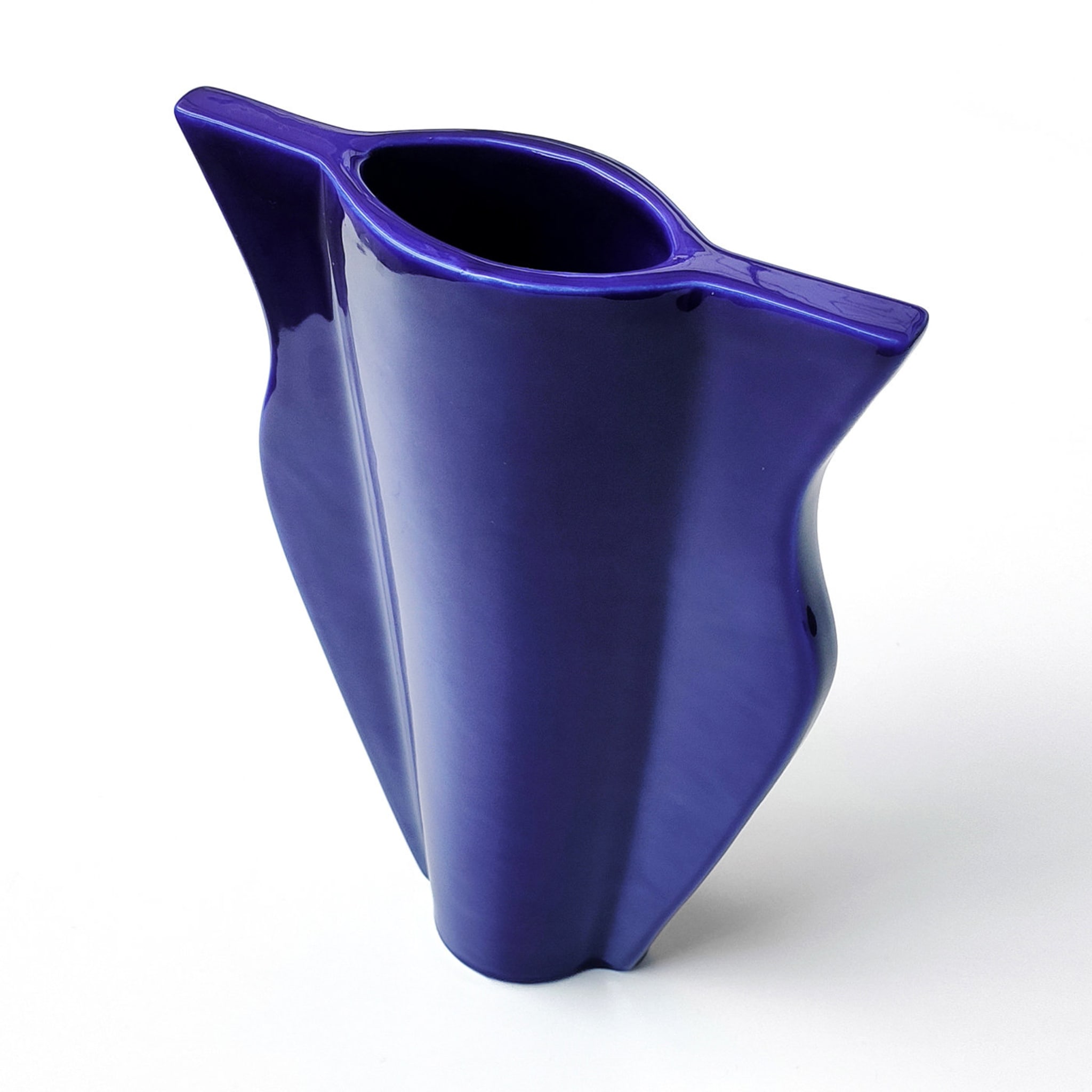 Schiacciato 1 Blue Vase - Alternative view 2