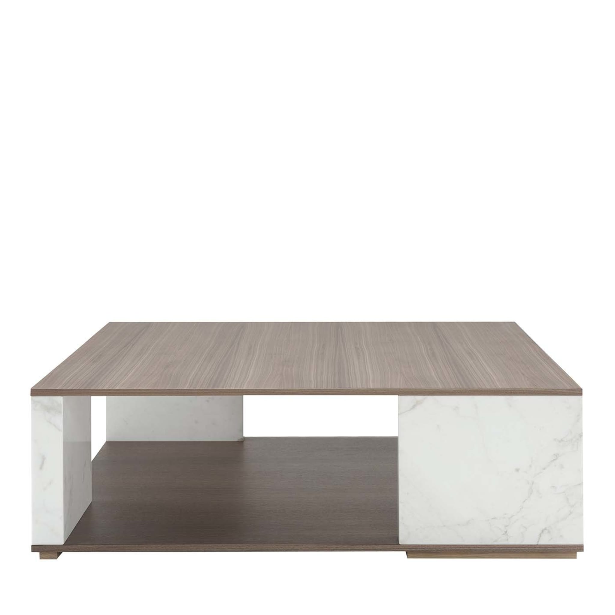 Table basse blanche Quattropietre - Vue principale