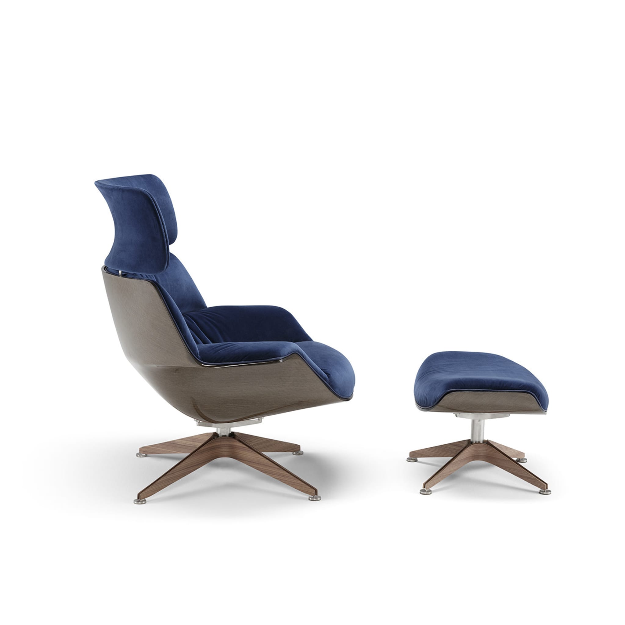 Coach Lounge Chair and Footrest by Jean Marie Massaud - Alternative view 1