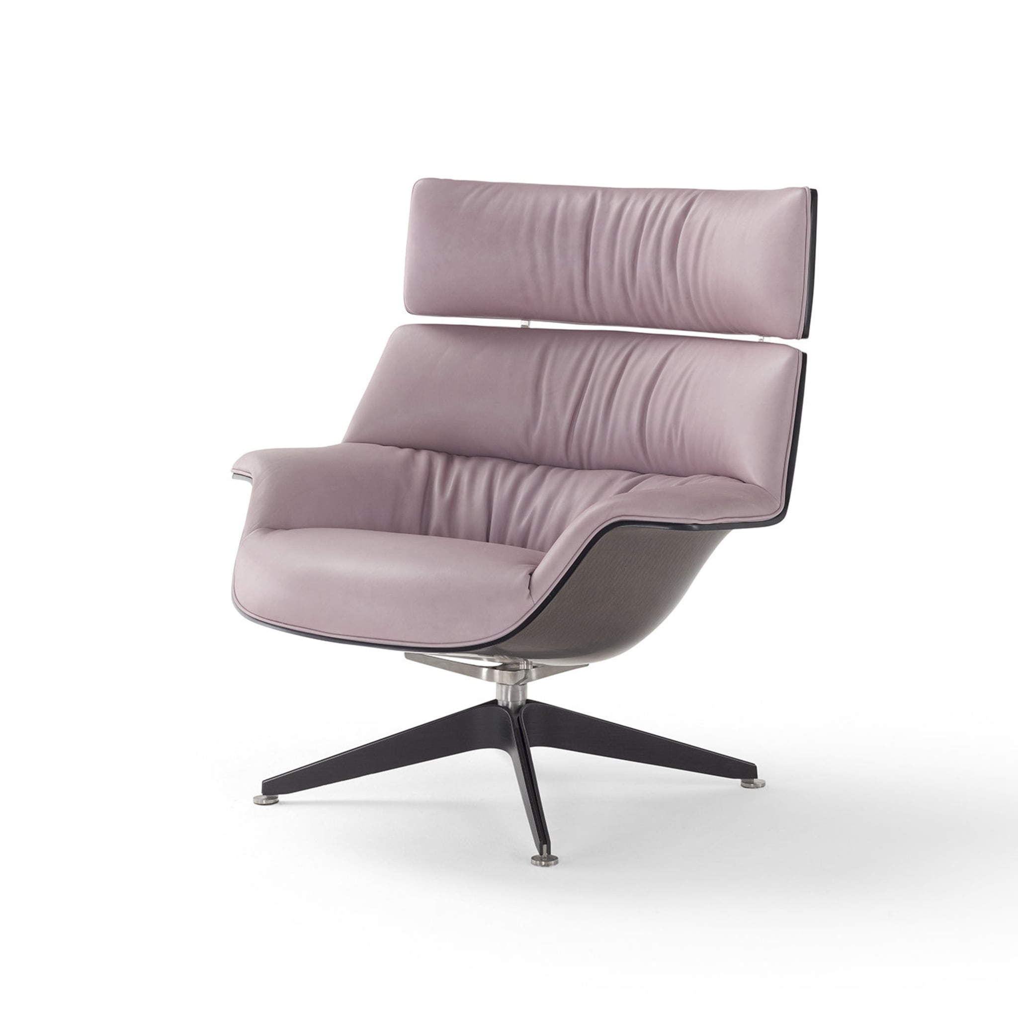 Saintluc Coach Lounge Chair Pink by Jean-Marie Massaud - Alternative view 1