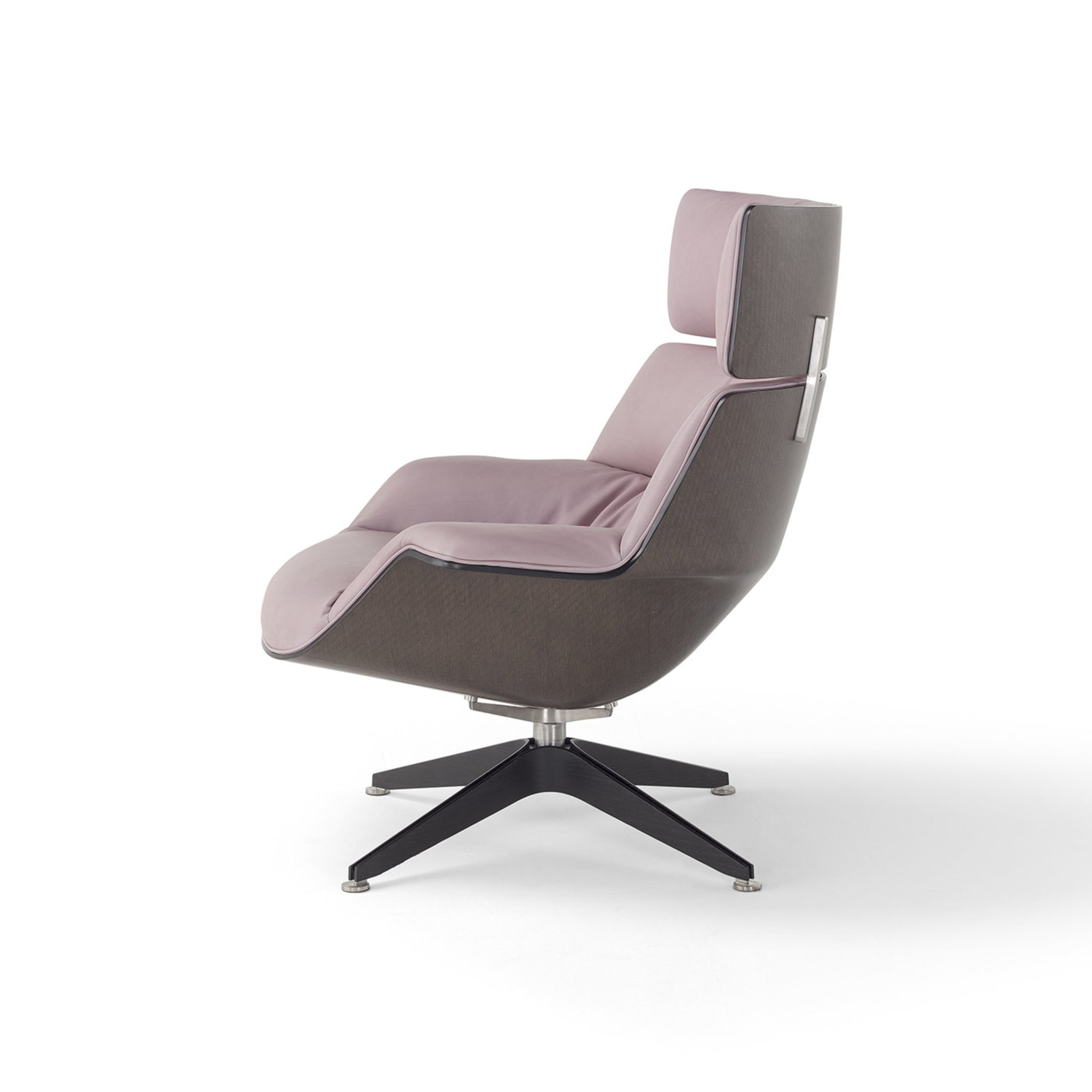 Saintluc Coach Lounge Chair Pink by Jean-Marie Massaud - Alternative view 2