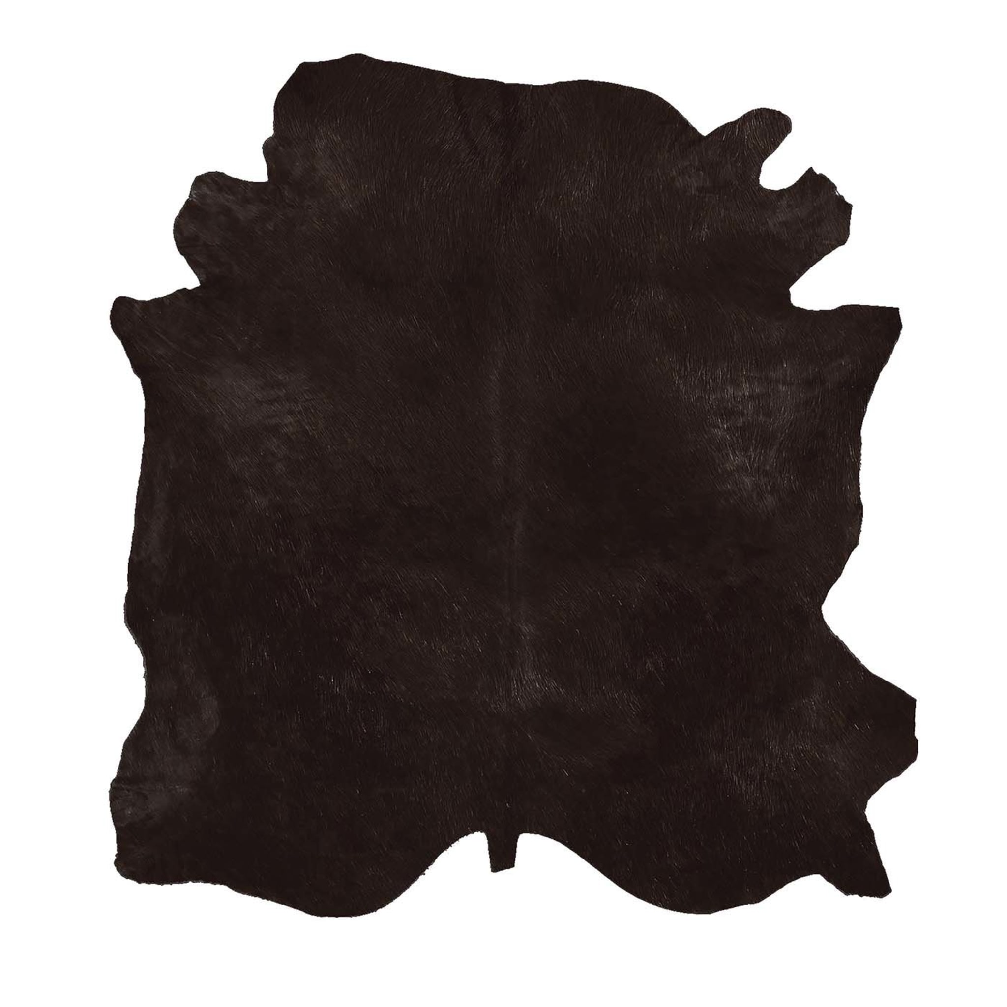Natural Tanner Brown Colored Leather Rug