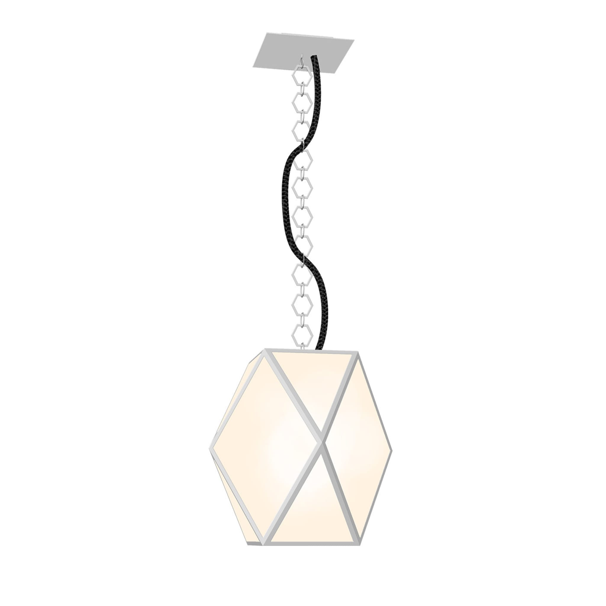 Muse Medium White Outdoor Pendant Lamp by Tristan Auer - Main view
