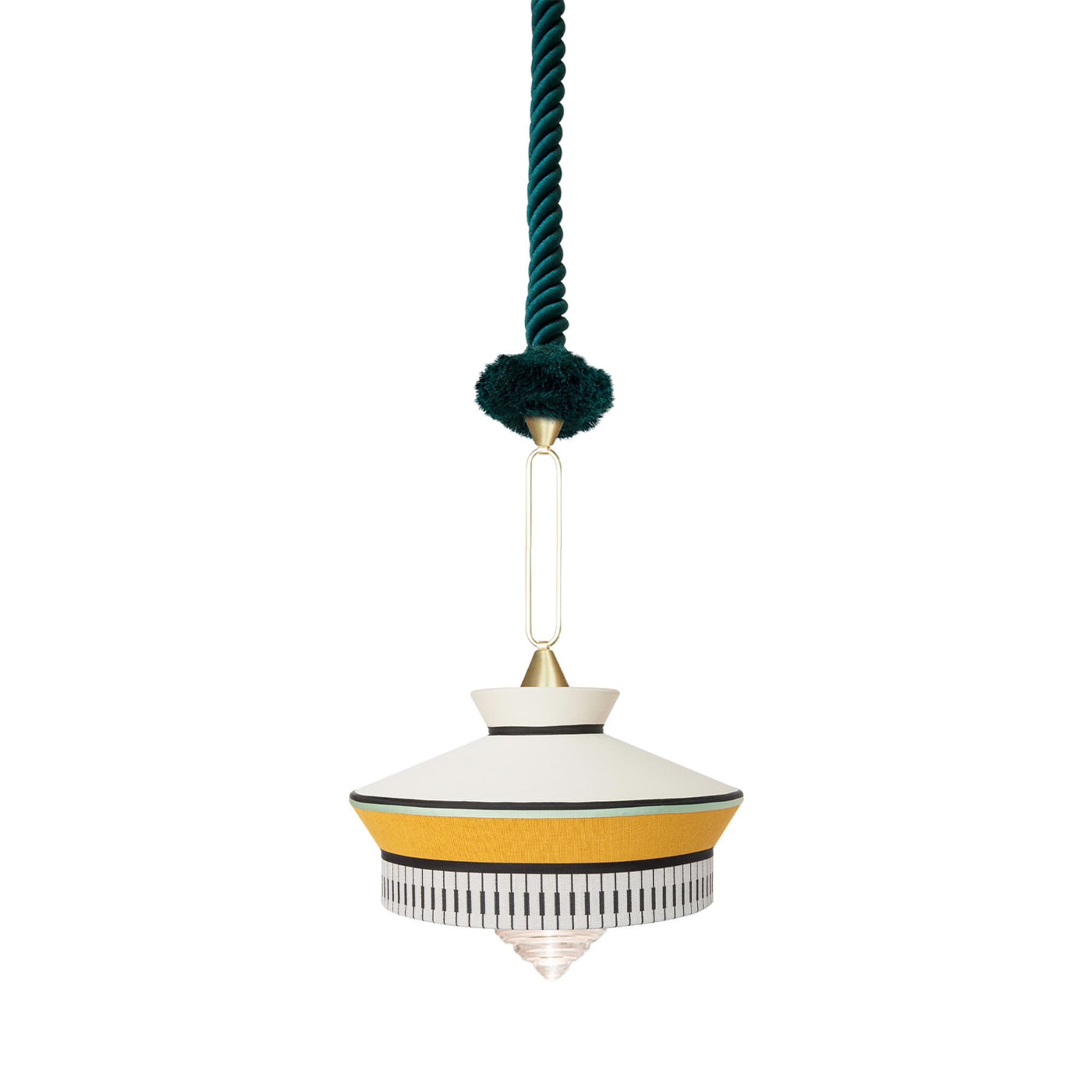 Calypso Martinique Yellow Indoor Pendant Lamp by Servomuto - Main view