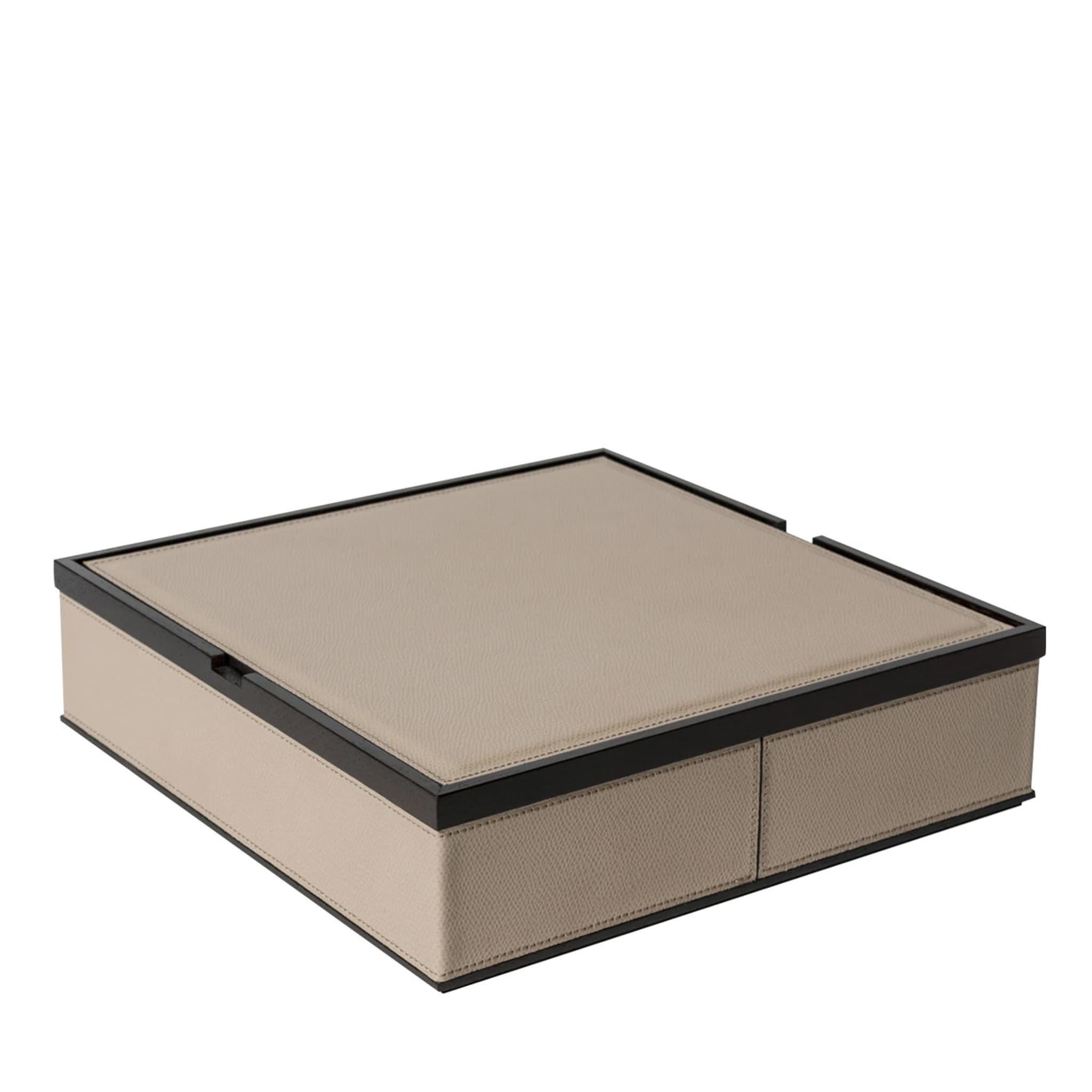 Astrea Quadratische Lederbox  - Hauptansicht