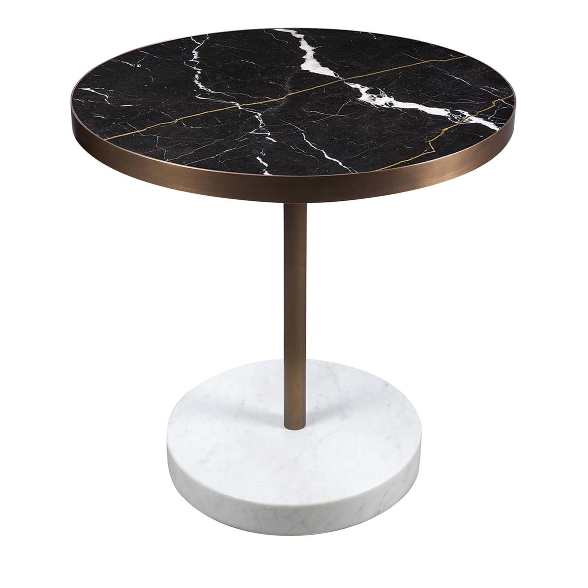 Rene Bistro Table in Nero Marquinia Marble by Piero Lissoni - Main view