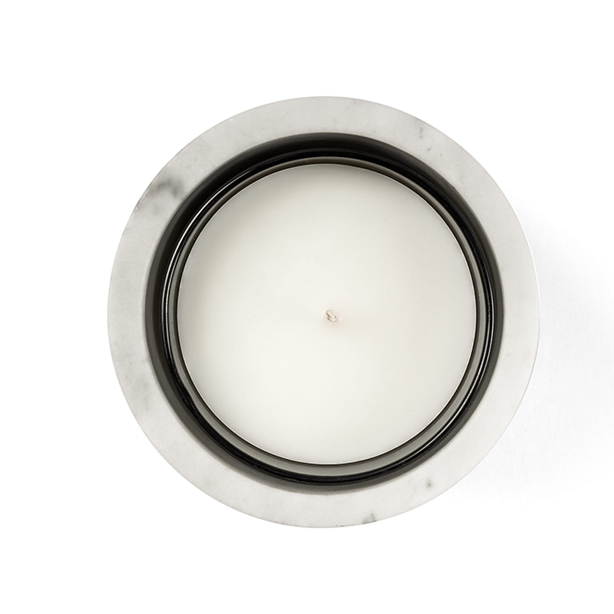 Pietra L11 Candle Holder in Bianco Carrara Marble - Alternative view 1