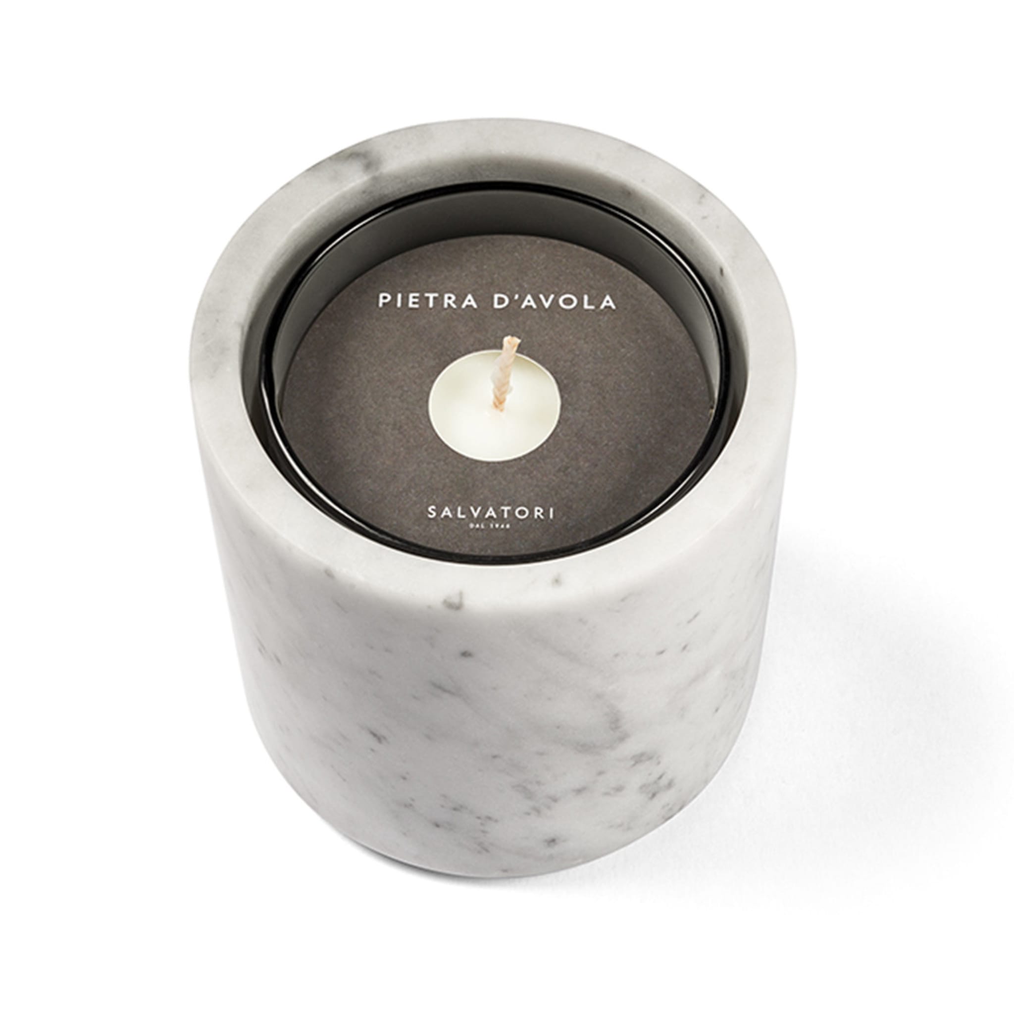 Pietra L11 Candle Holder in Bianco Carrara Marble - Alternative view 3