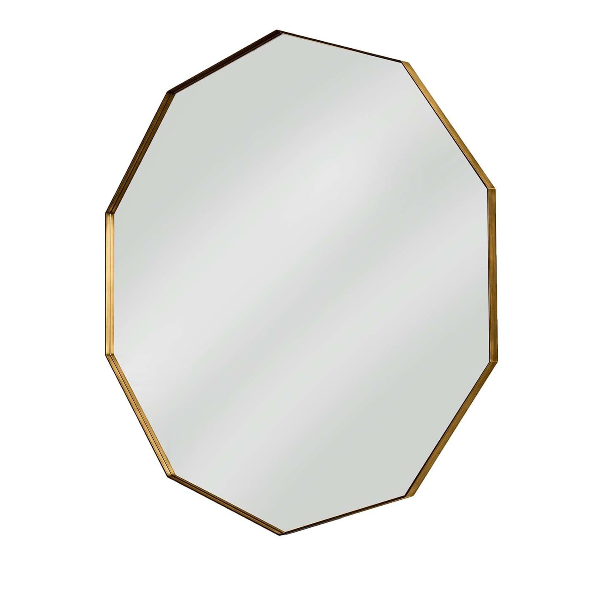 Visual Decagonal Brass Mirror - Main view