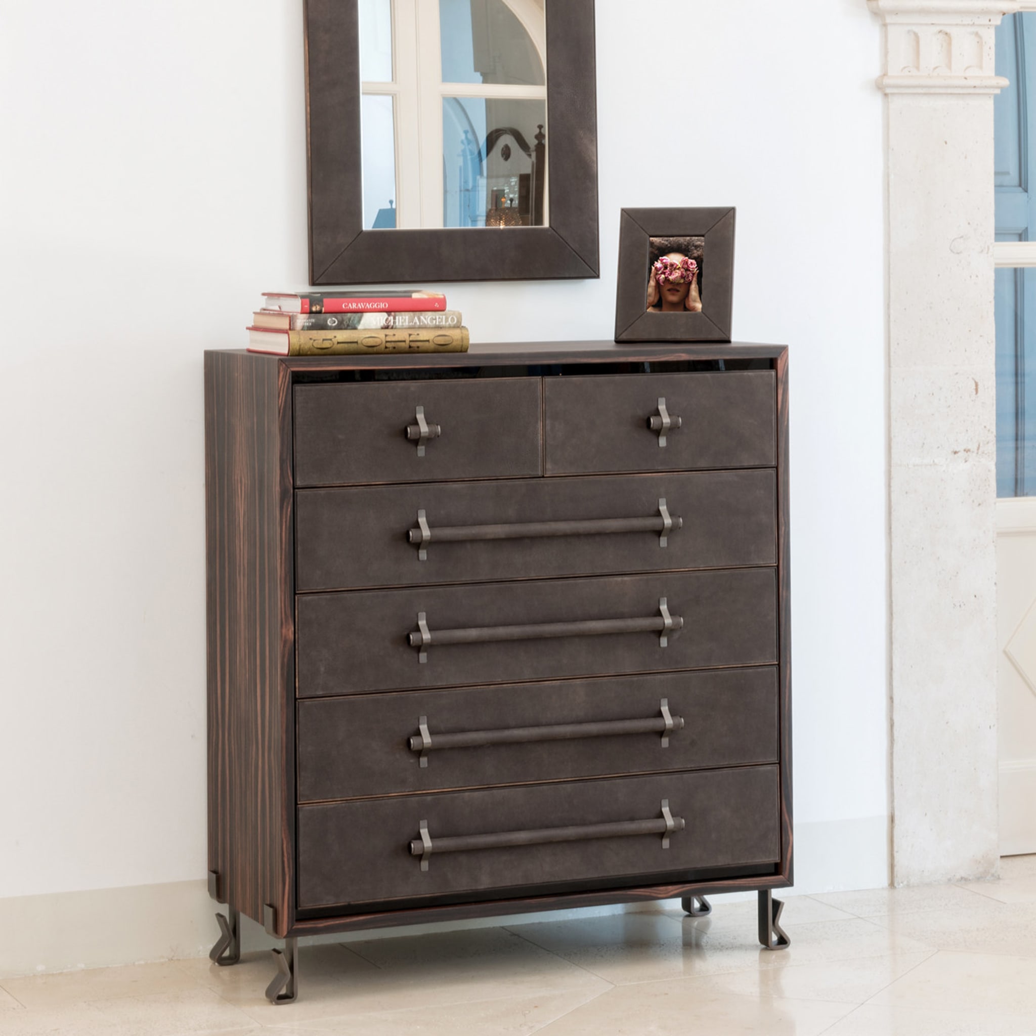 Settimo Ebony Chest of Drawers by Michael Schoeller - Alternative view 2