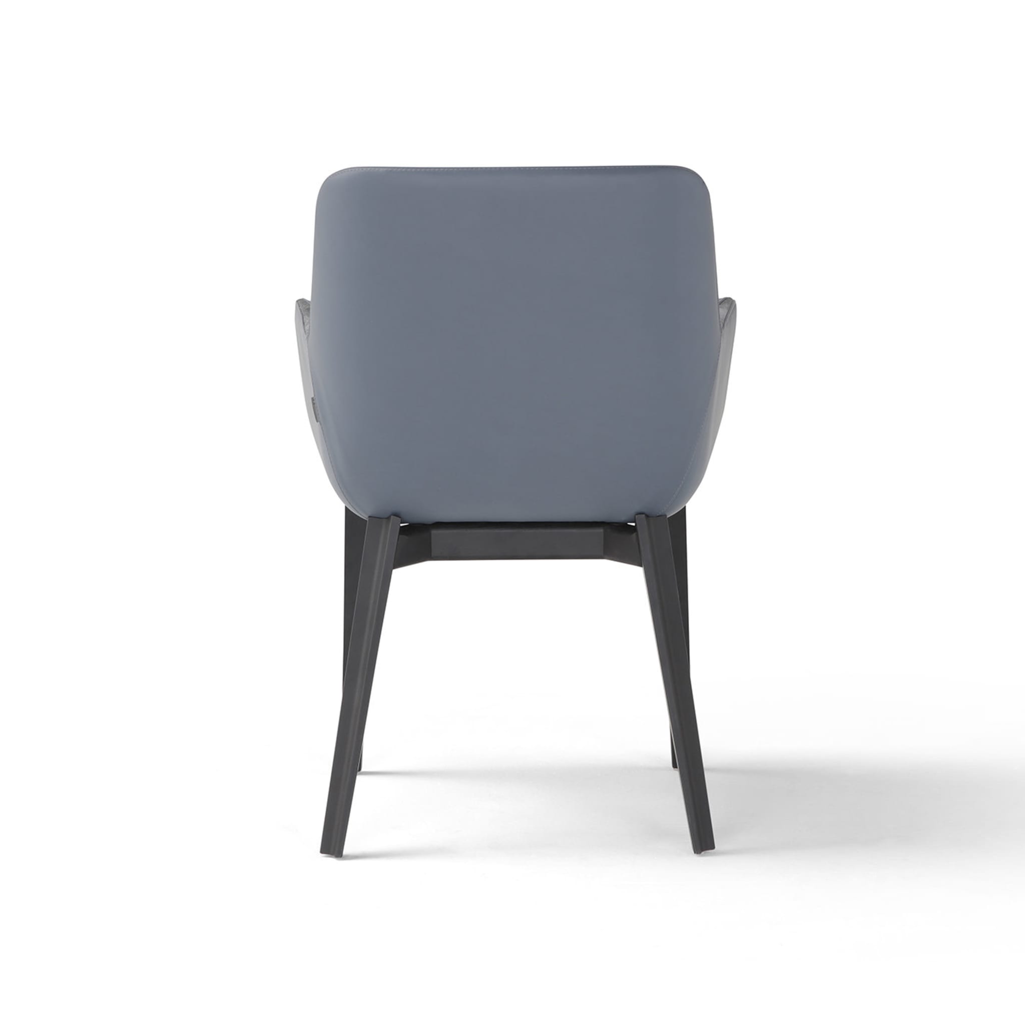 Panis Gray Leather Chair - Alternative view 3