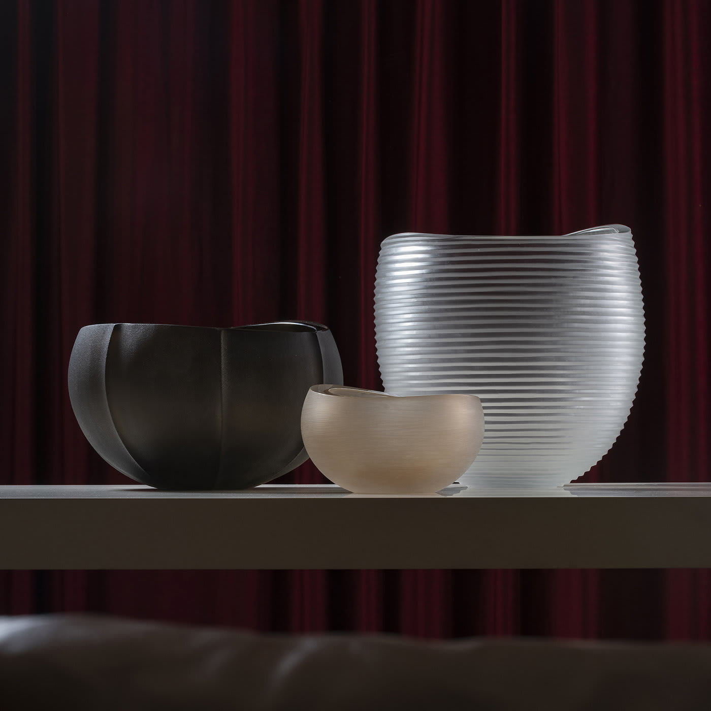 Linae Large Vase Crystal by Federico Peri  - Purho