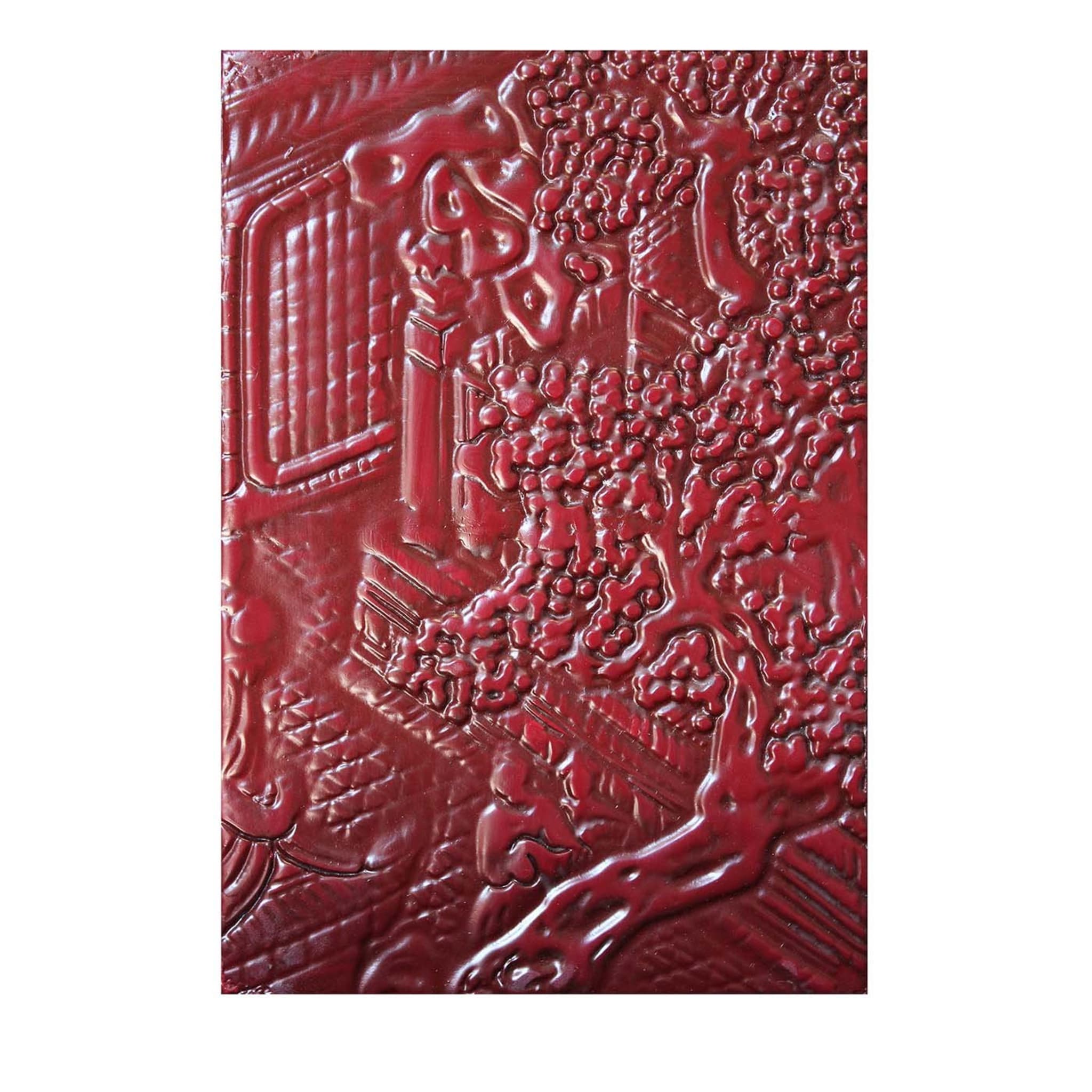 Rilie Oriental Red Decorative Panel - Main view