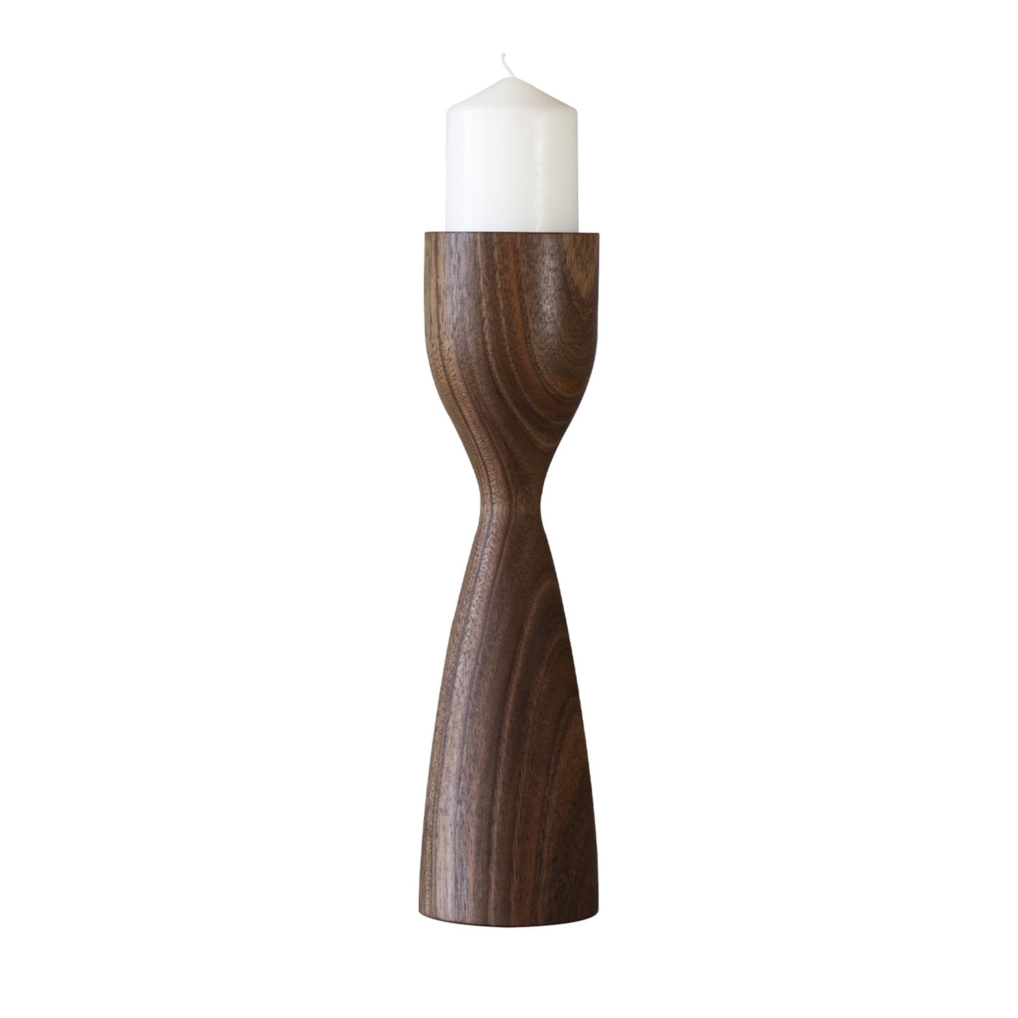 Walnut Candle-Holder  - Main view