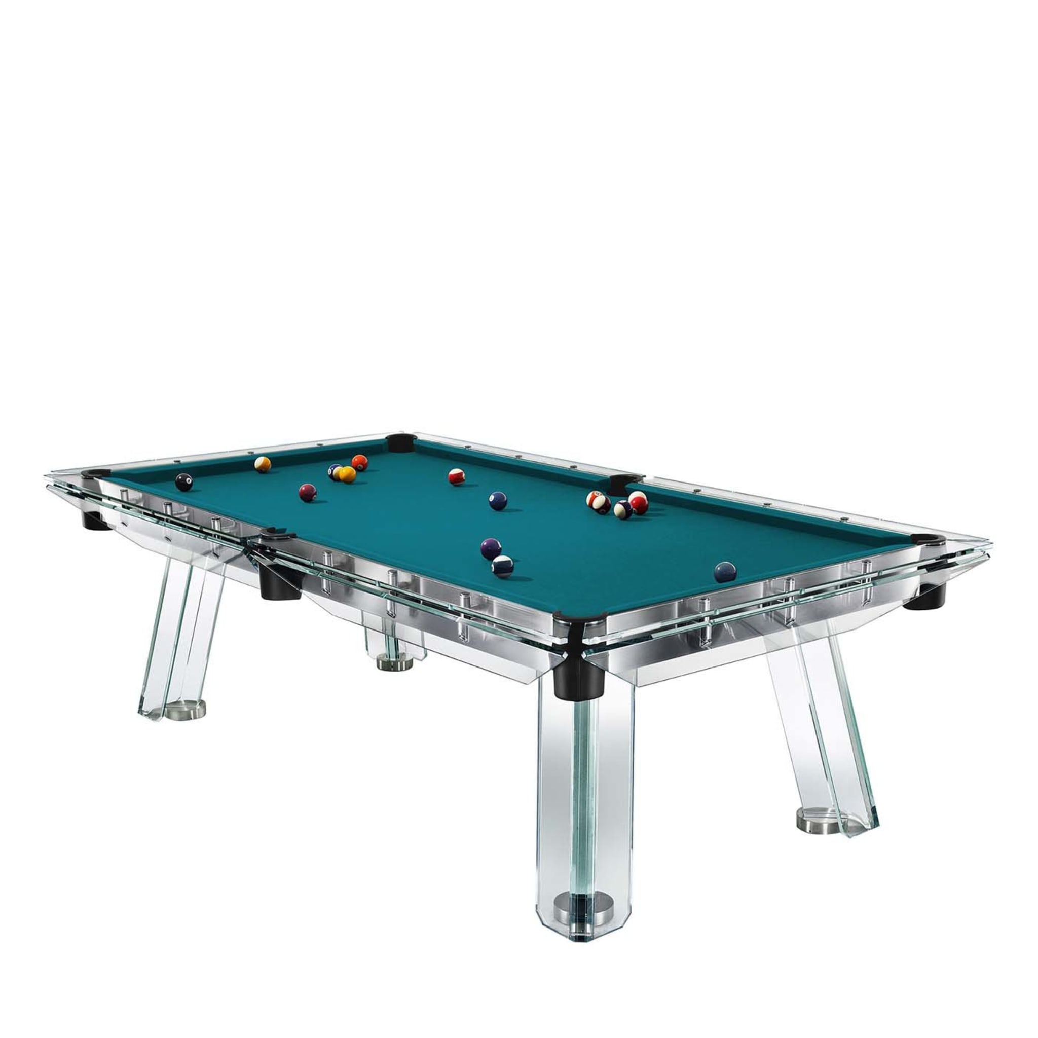 Filotto Petroleum Blue/Black Billiard Table - Main view