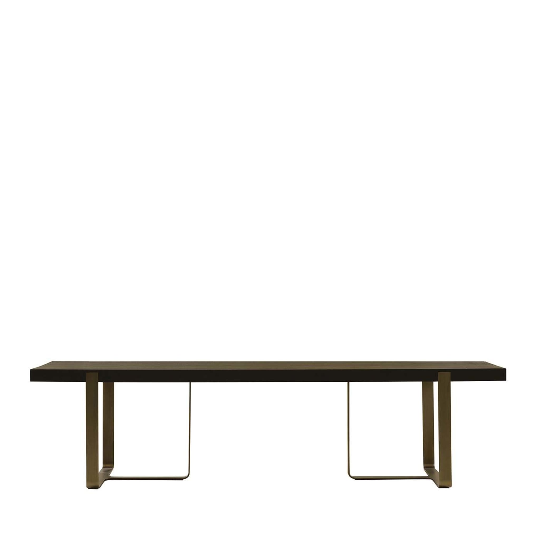 Nastro Dining Table in Black-Lacquered Oak - Main view