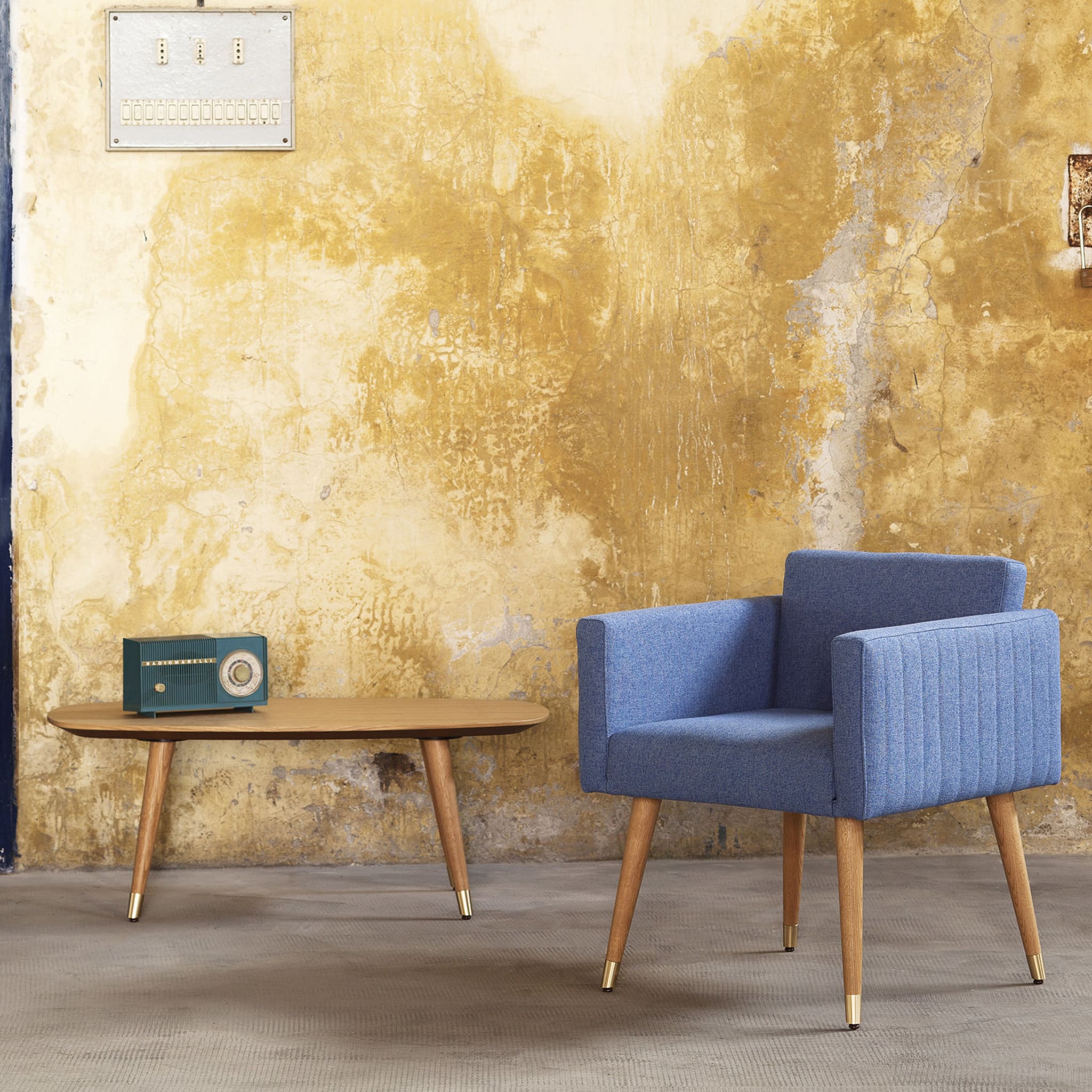 Pantarei Woodcone Blue Chair - Alternative view 3