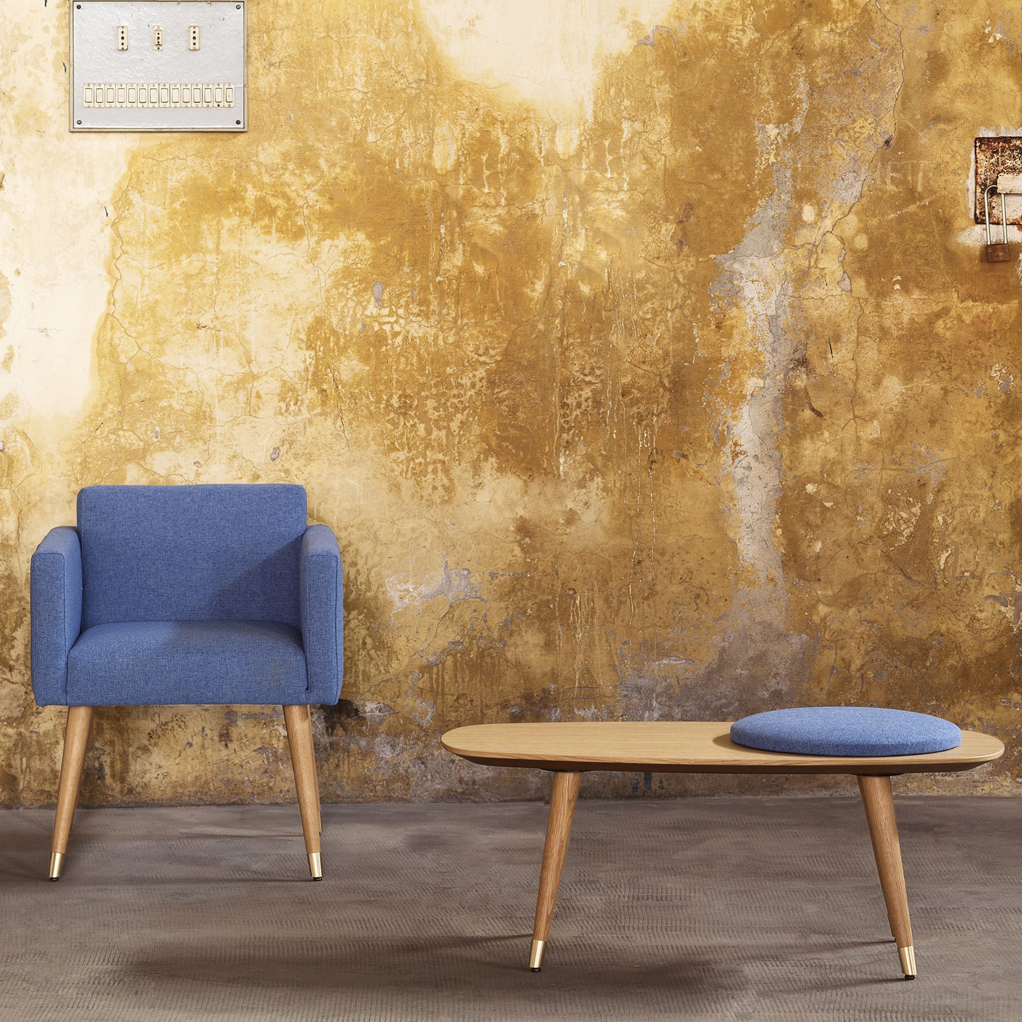 Pantarei Woodcone Blue Chair - Alternative view 4