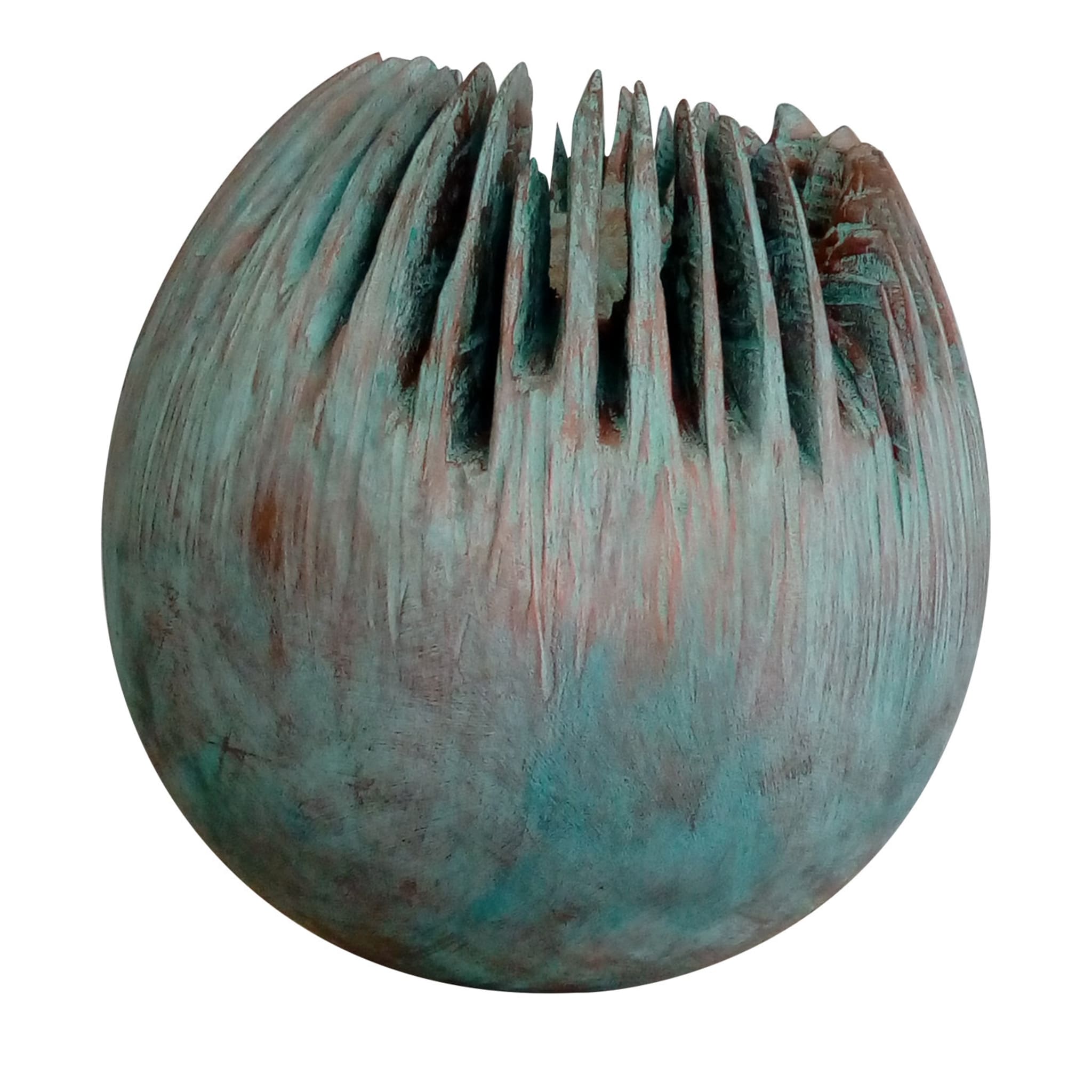 Escultura de un huevo alienígena - Vista principal