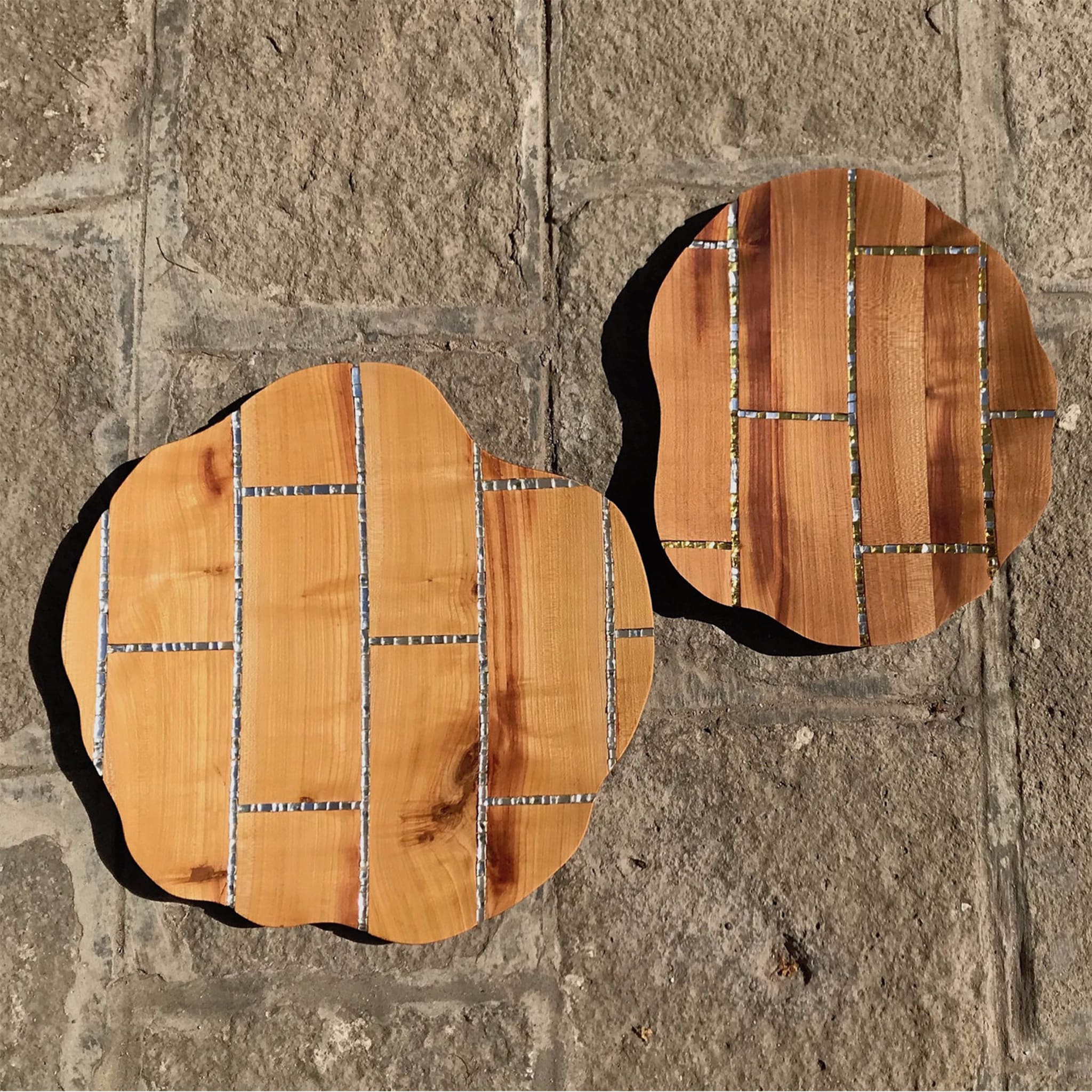 Riflessi Wooden Mosaic Platter  - Alternative view 3