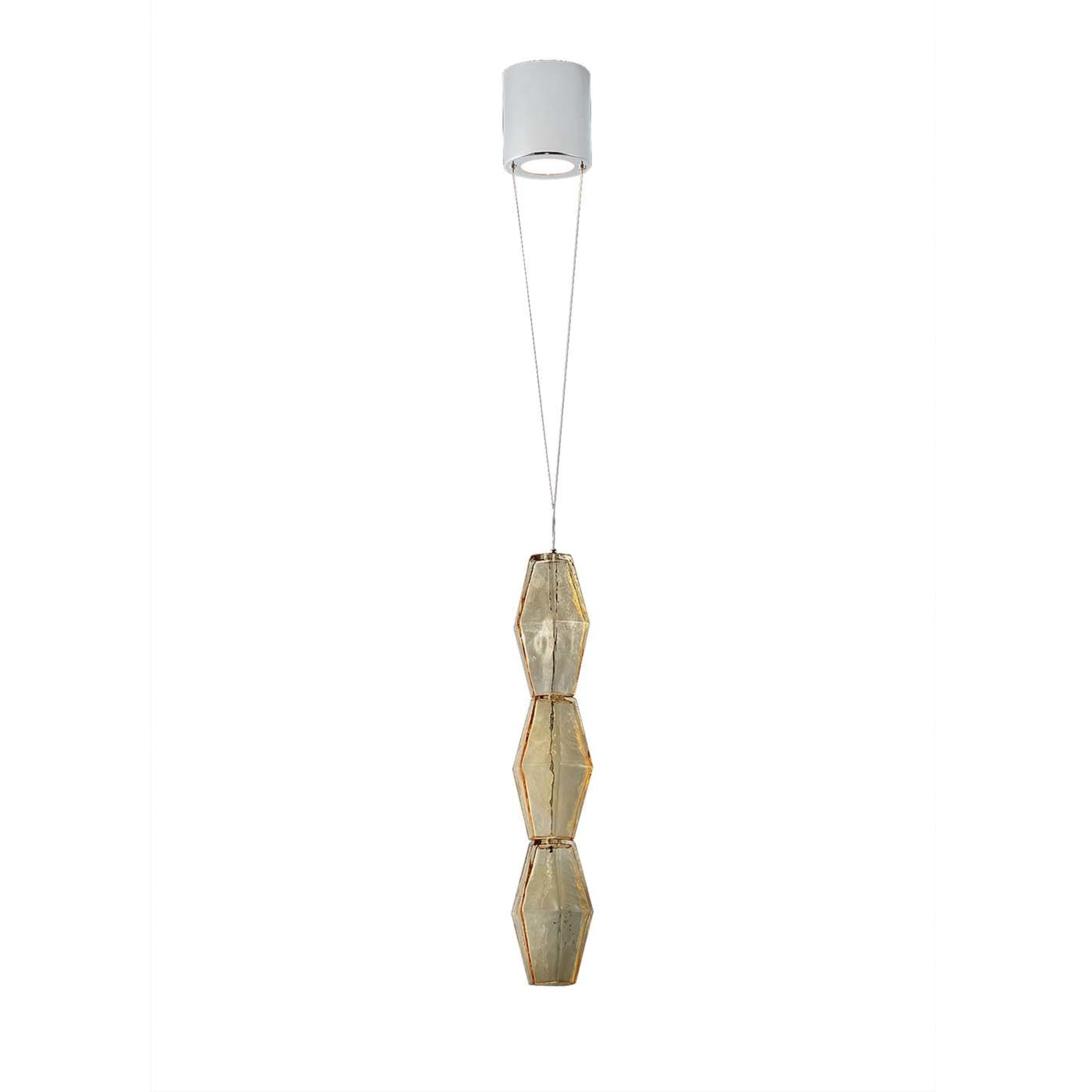 4613/S1 Colored Glass Suspension Lamp - Main view