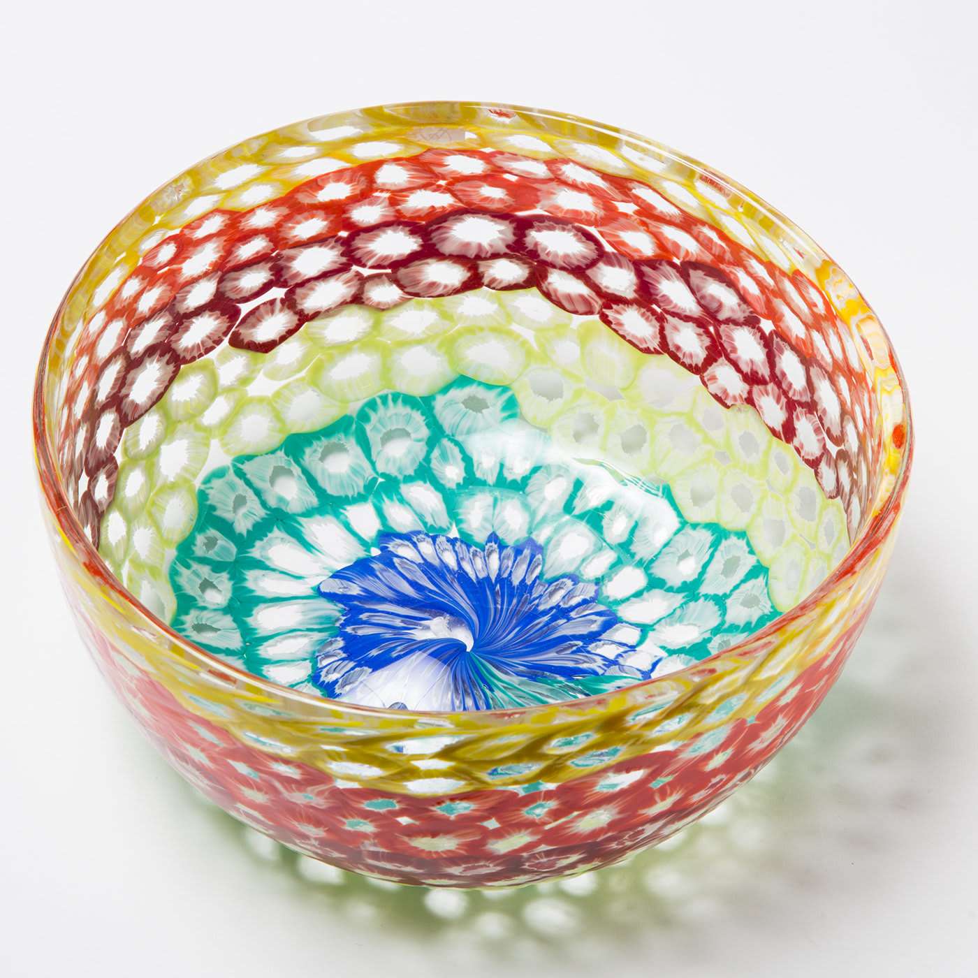 Multicolored Murano Glass Bowl - Vetrerie Artistiche Dipi