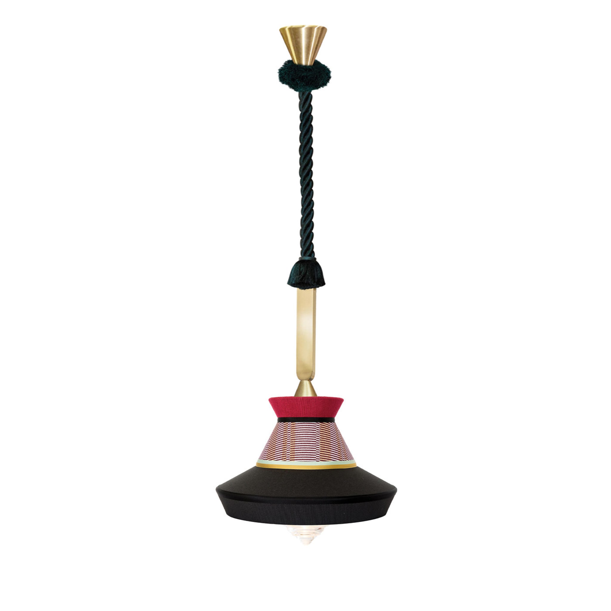 Lampe pendante d'extérieur Calypso Guadaloupe Black By Servomuto - Vue principale