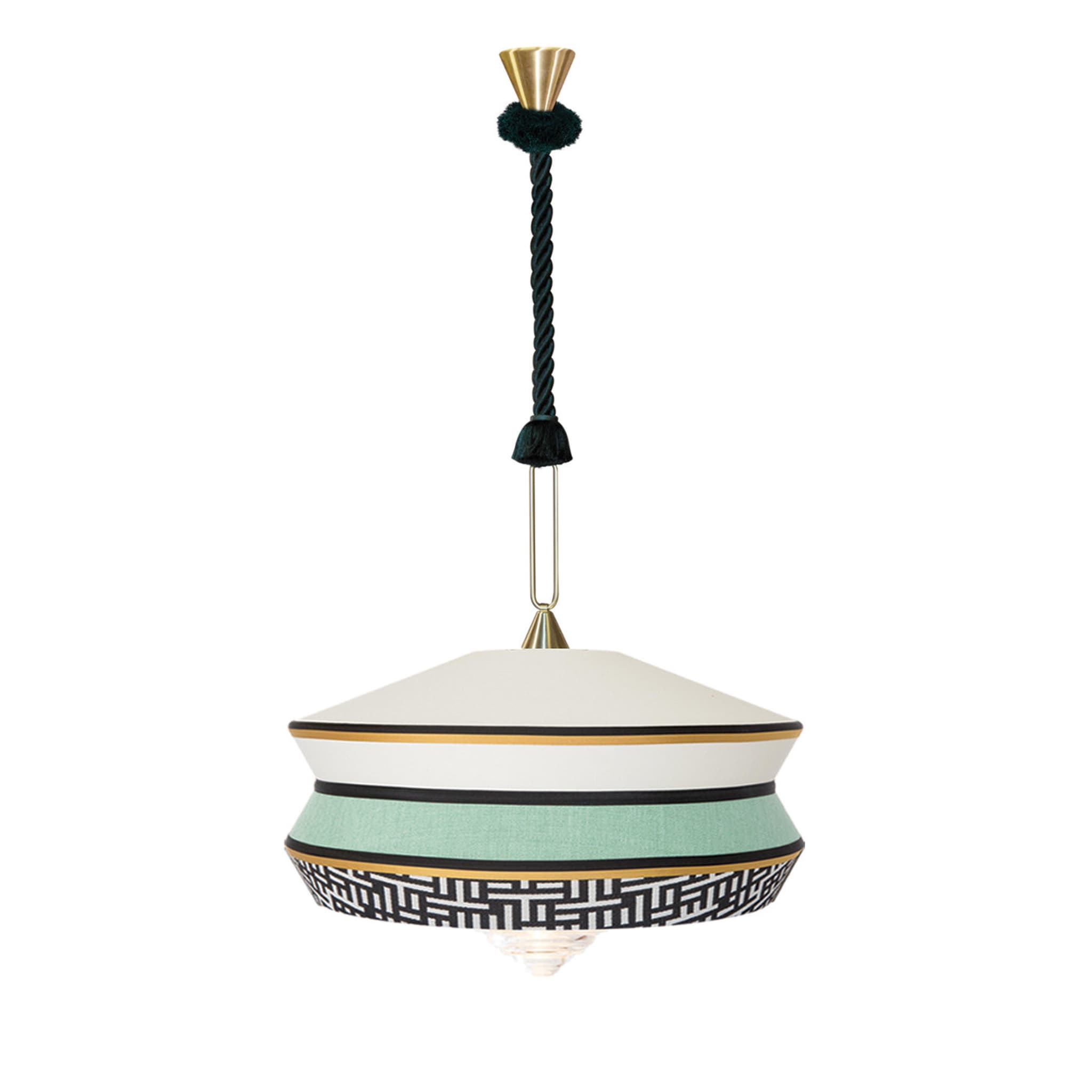 Lampada a sospensione per interni Calypso Antigua Xl Mint di Servomuto - Vista principale