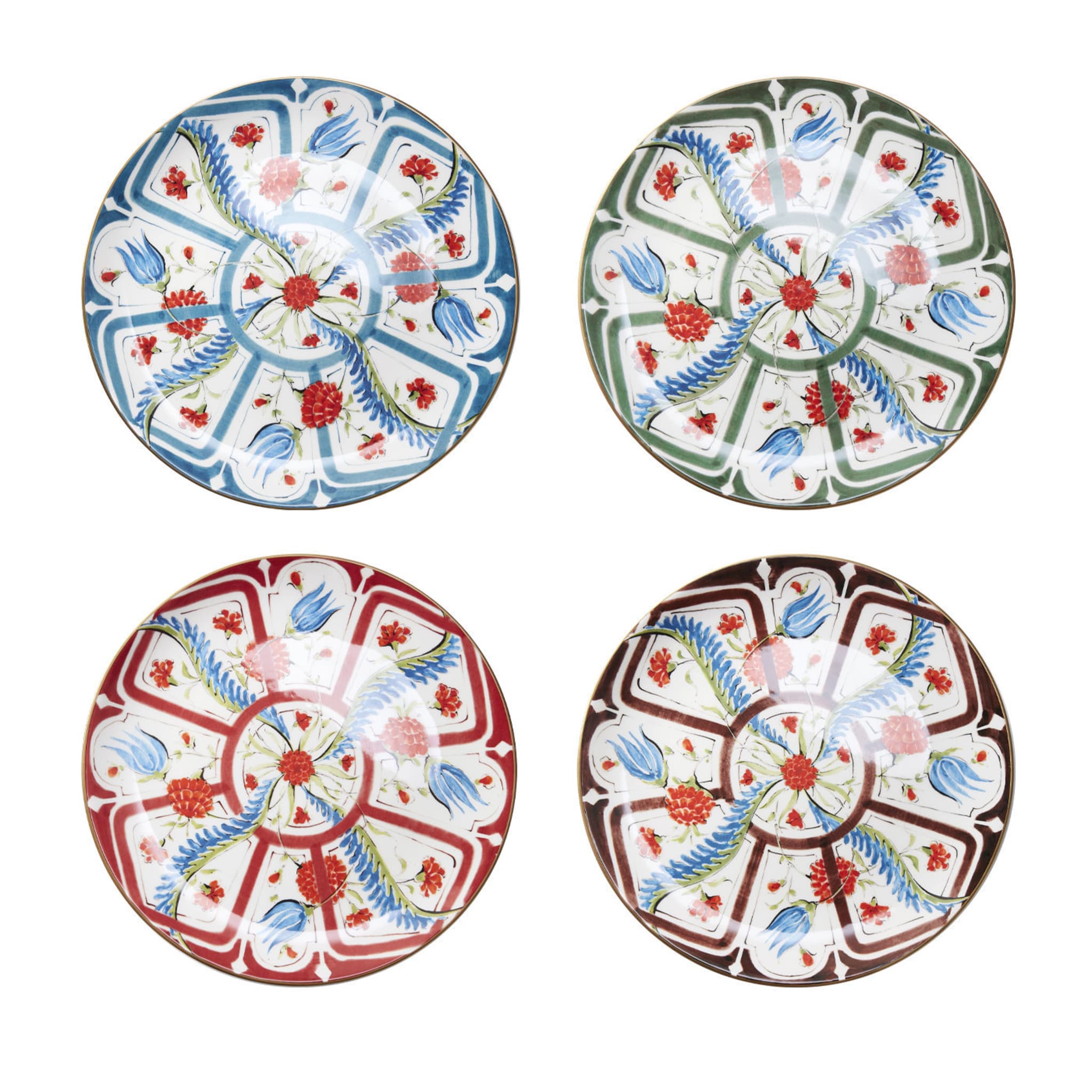 Izmir Dinner Plates Set of 4 - Vue principale