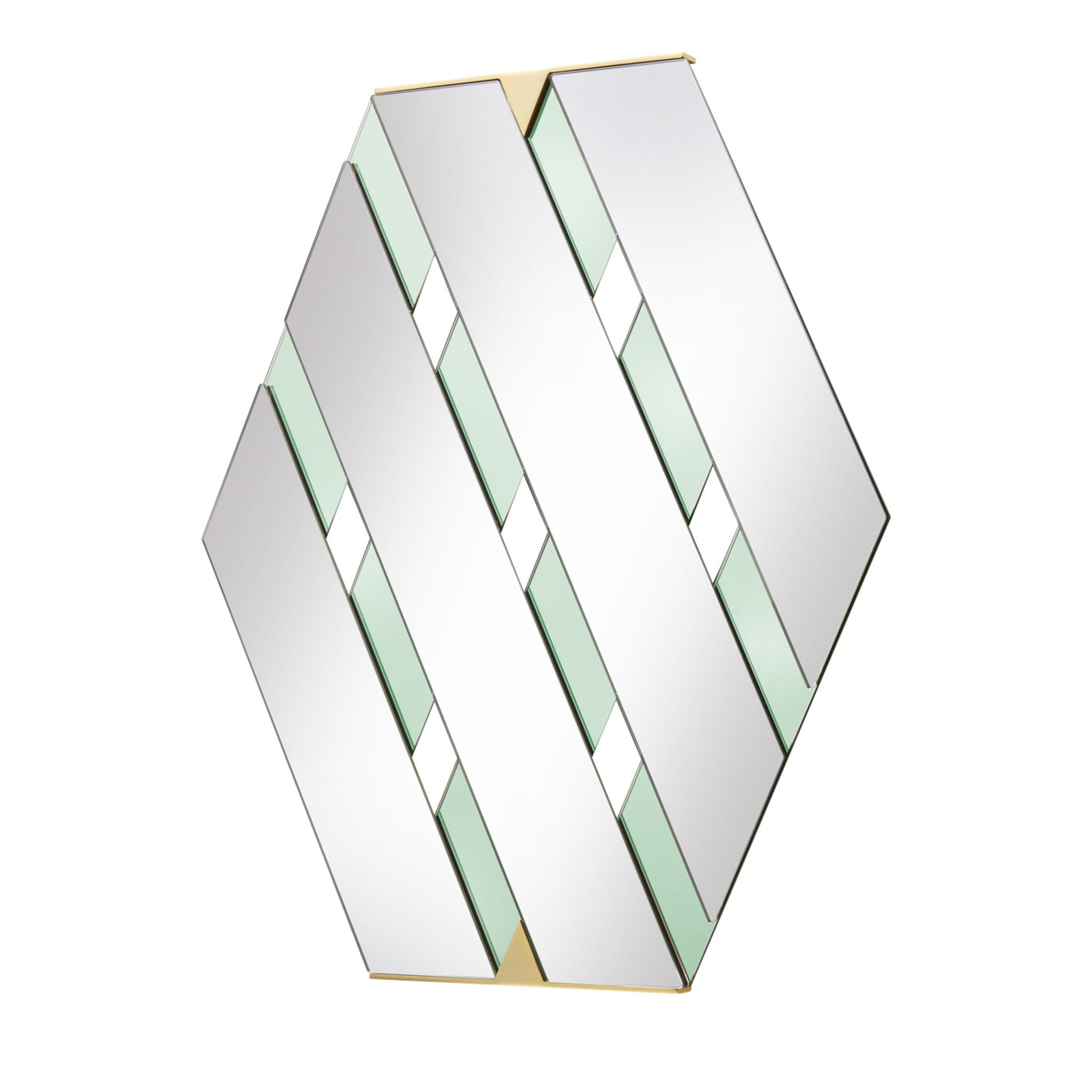Espejo de trenza verde - Vista principal