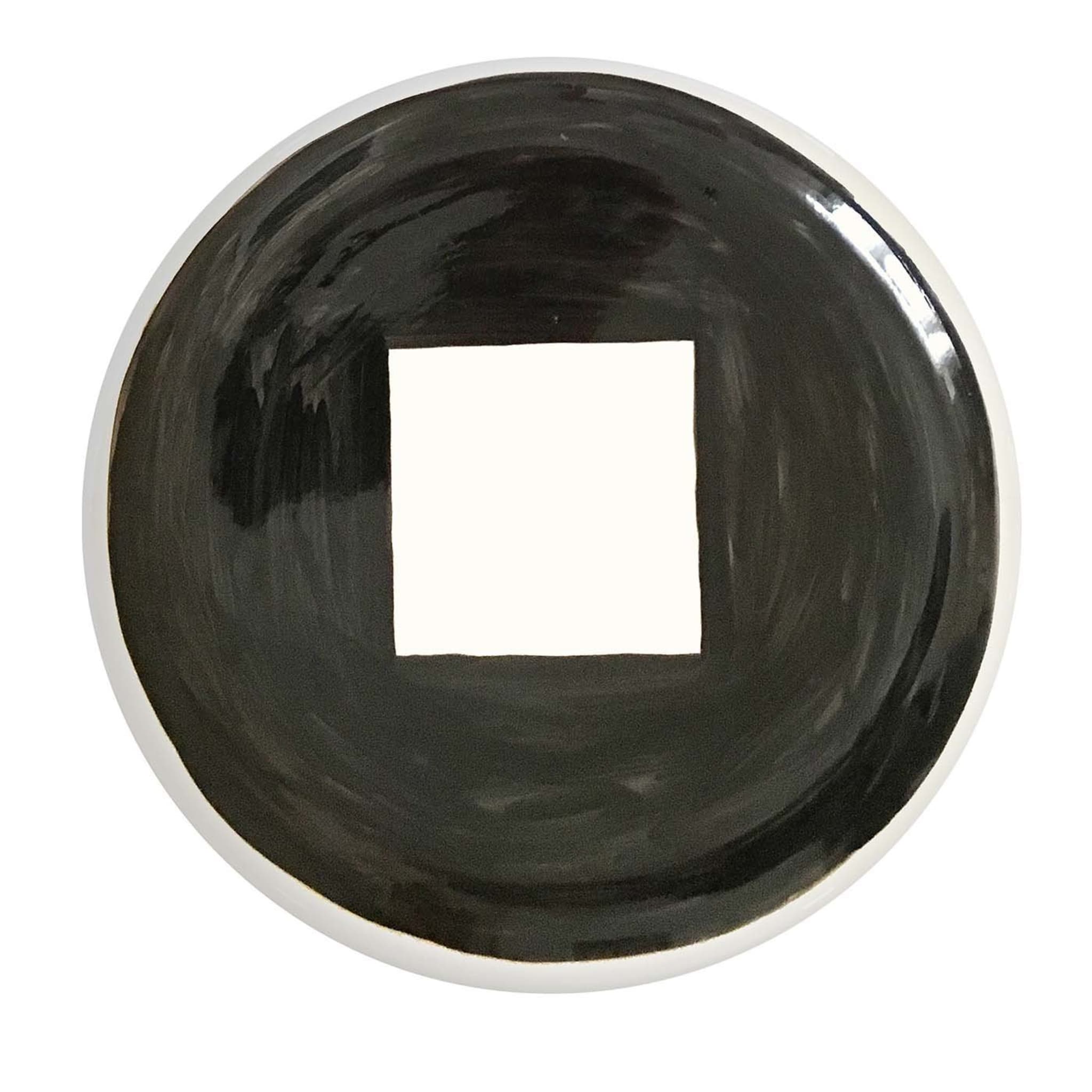 Quadrato White Hand-Painted Plate - Main view