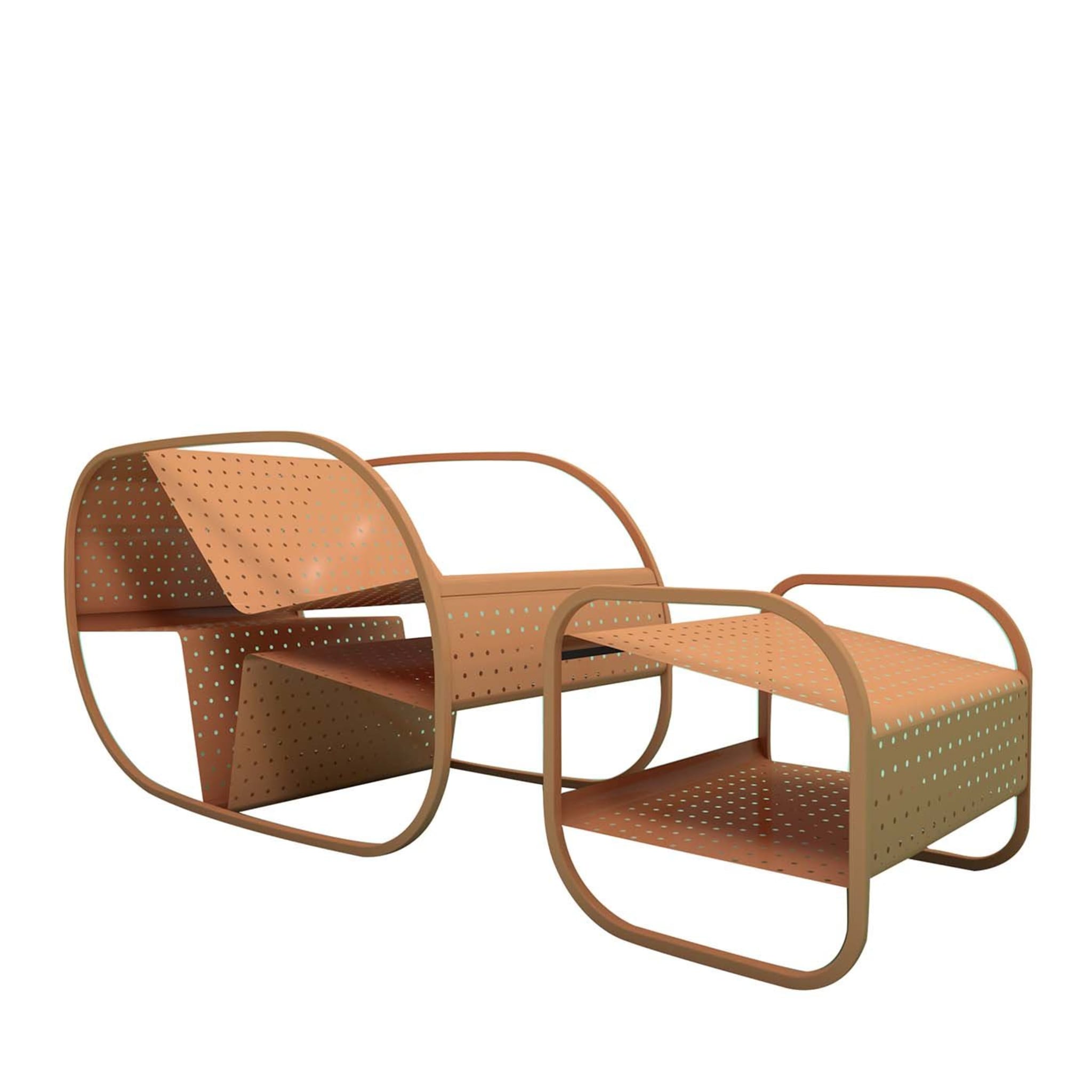 Flip Melon Seat and Sidetable by Salomé Hazan - Main view