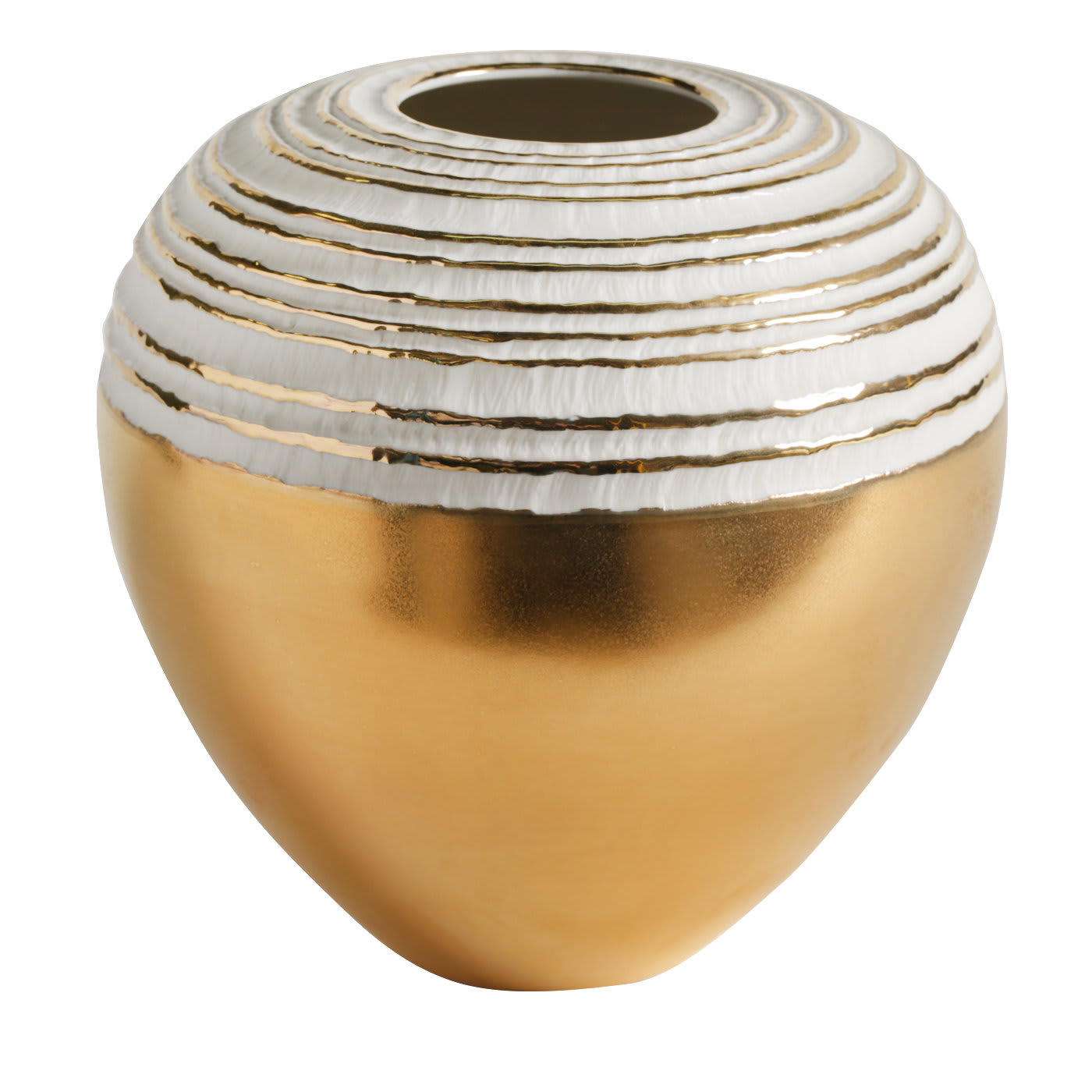 Antithesis Gold Sphera Vase - Fos Ceramiche
