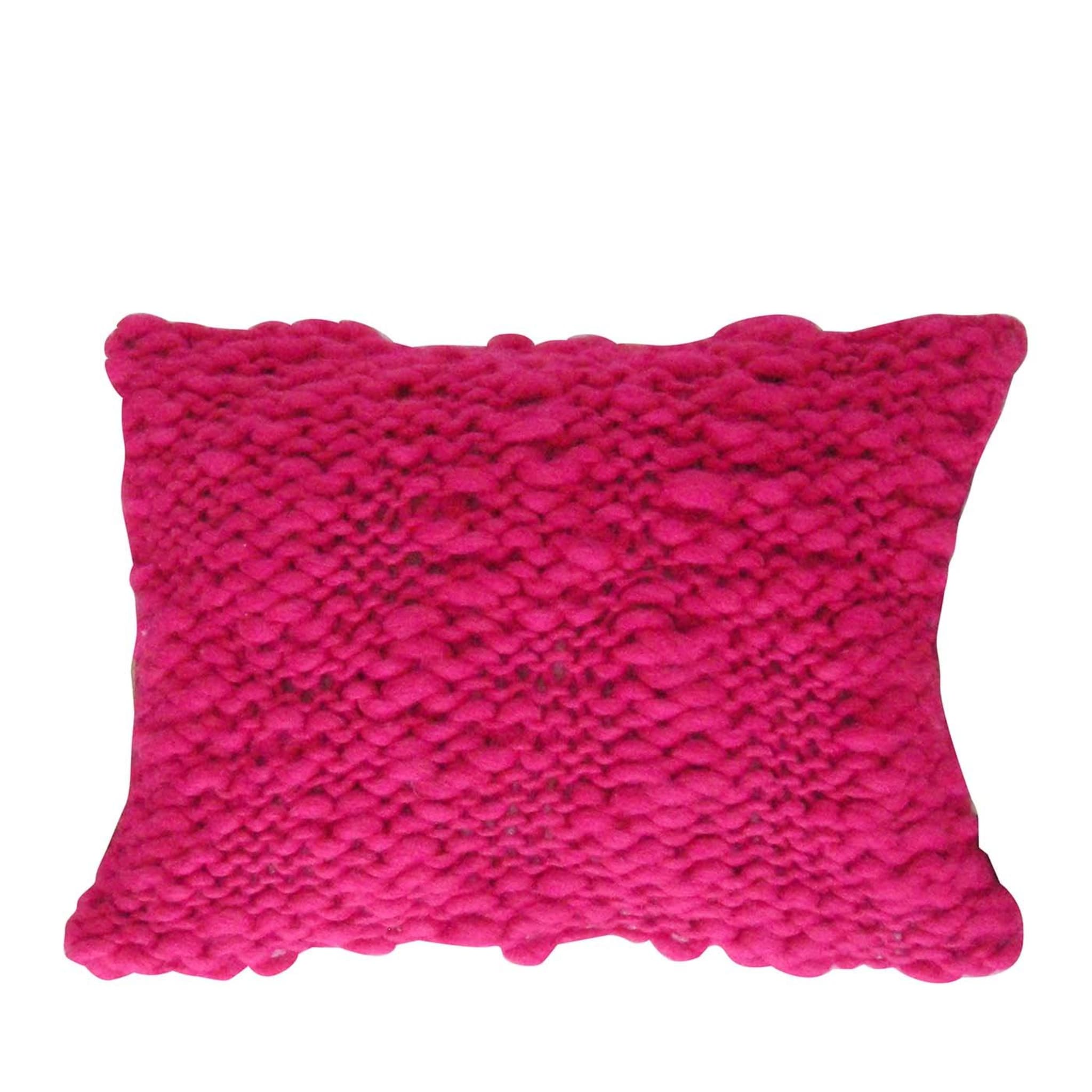Coussin Wool&amp;lettering Fuchsia - Vue principale