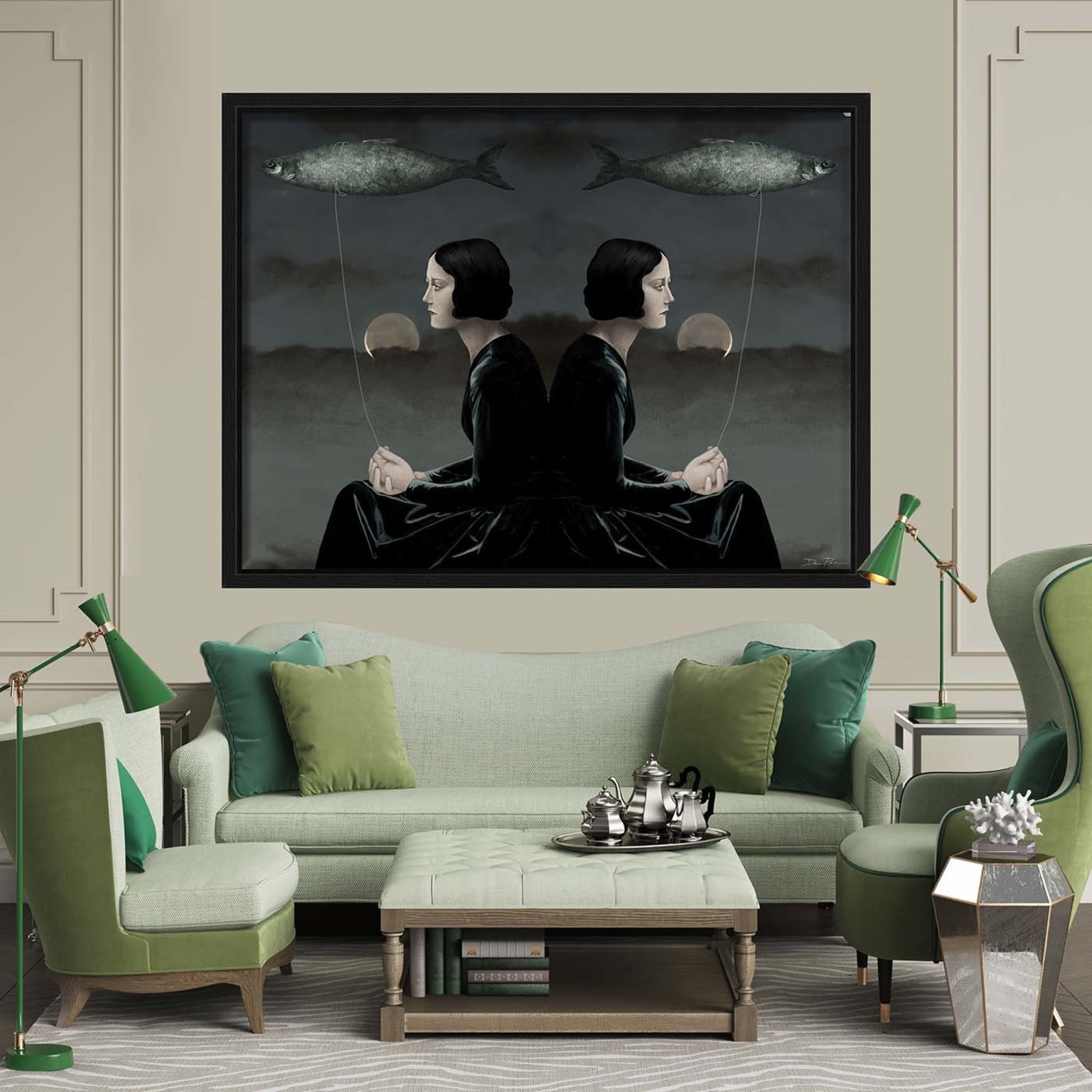Siamese Dream Digitale Malerei - Alternative Ansicht 1
