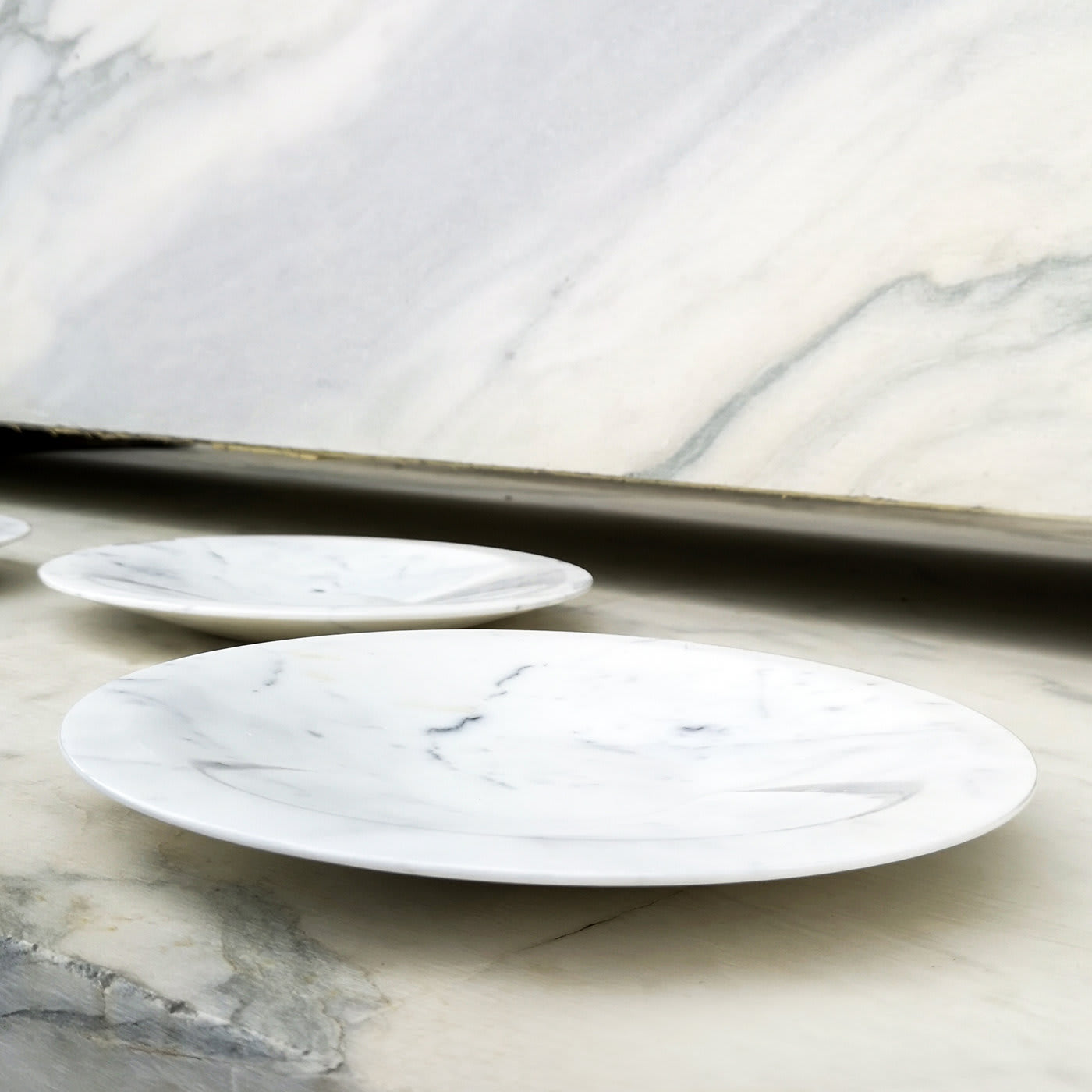 Statuario Marble Dish - Vie del Marmo