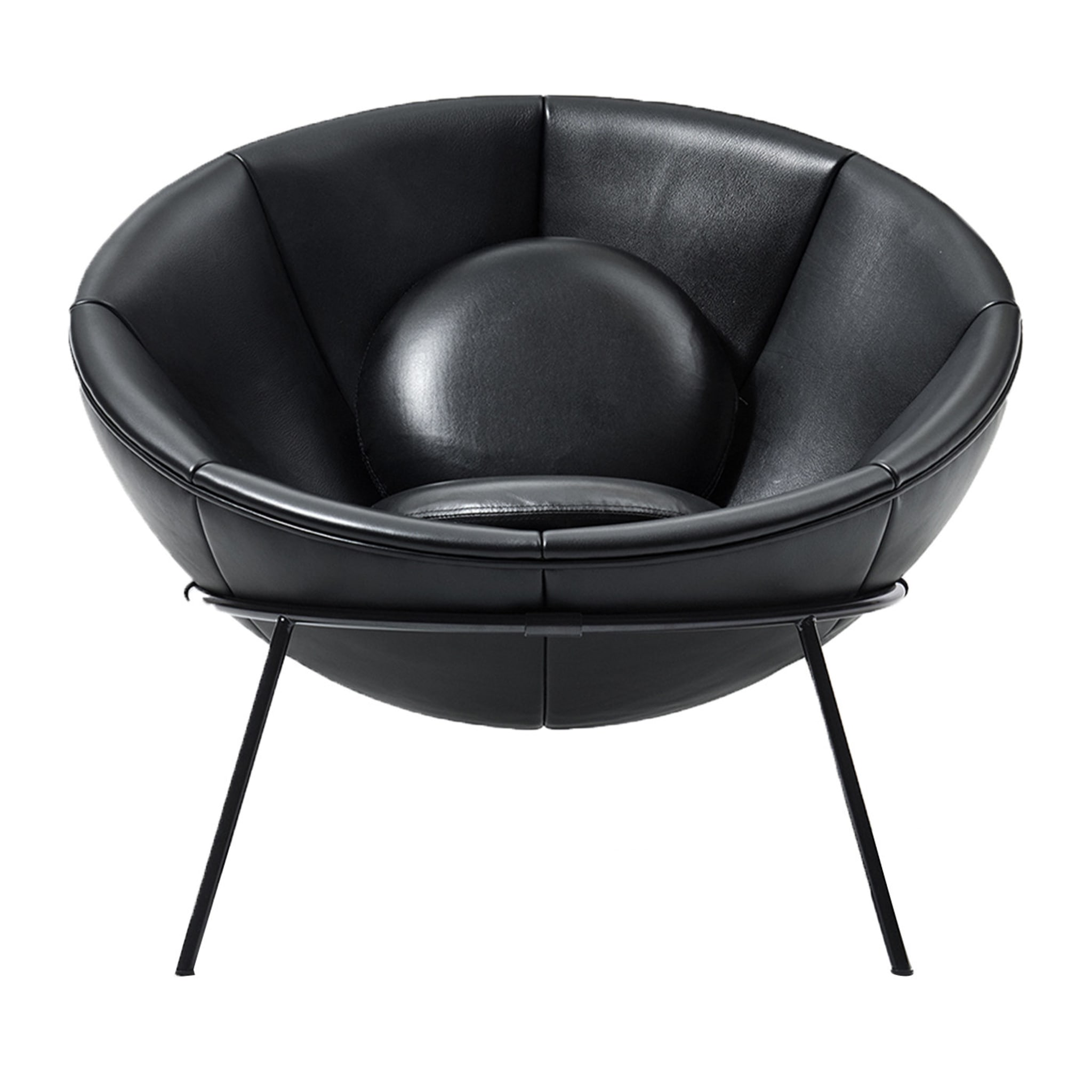 Bardi's Bowl Chair Black Leather - Main view
