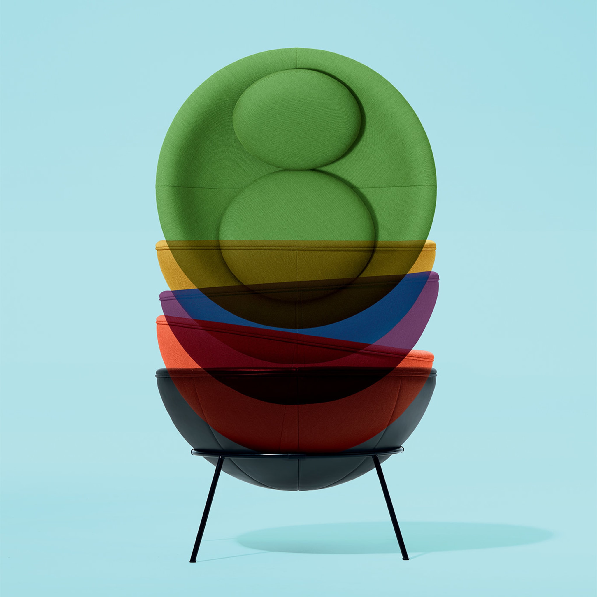 Bardi's Bowl Chair Green - Alternative view 2