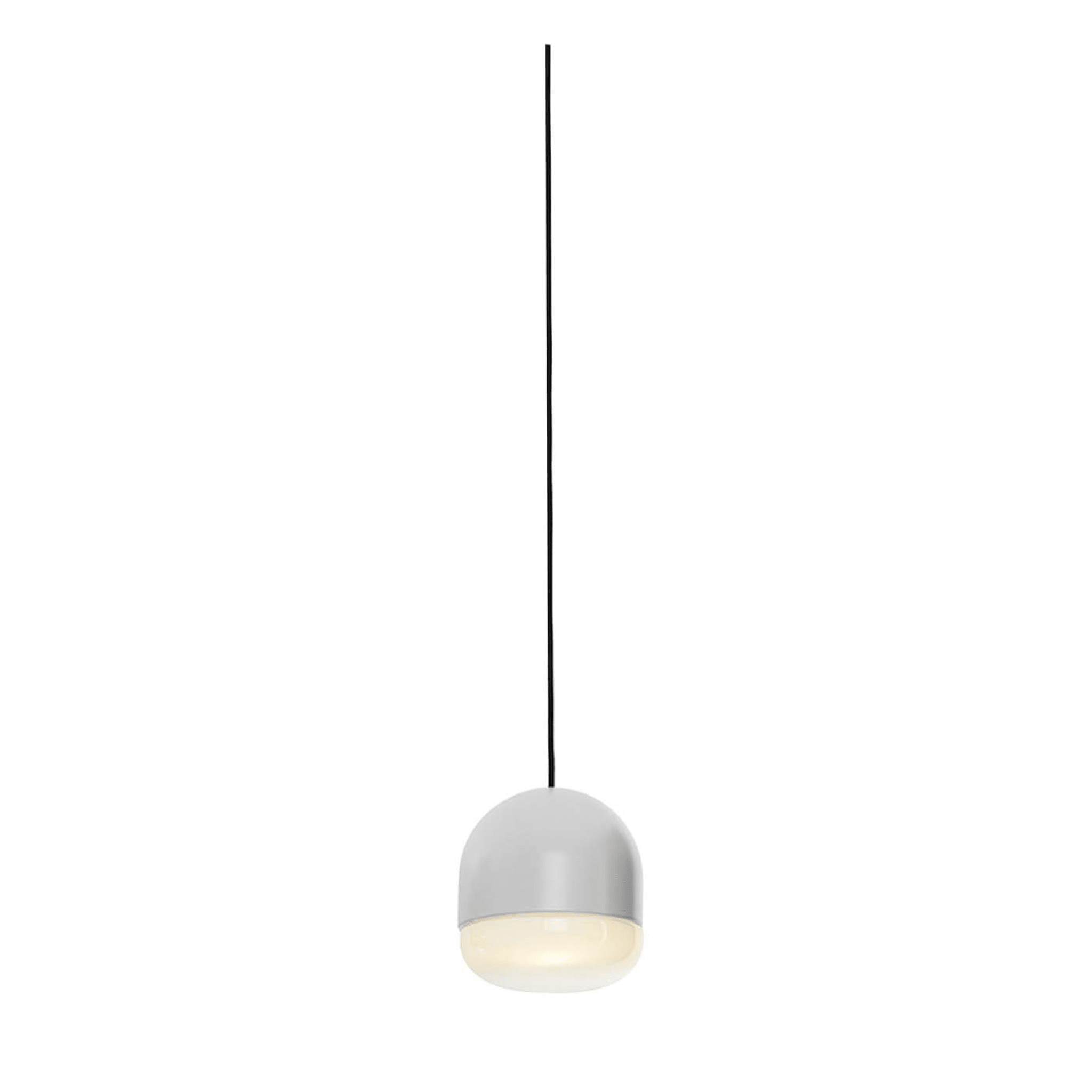 Balloton 7213/1 Mini-lampe pendante à pilule Blanc mat par Matteo Zorzenoni - Vue principale