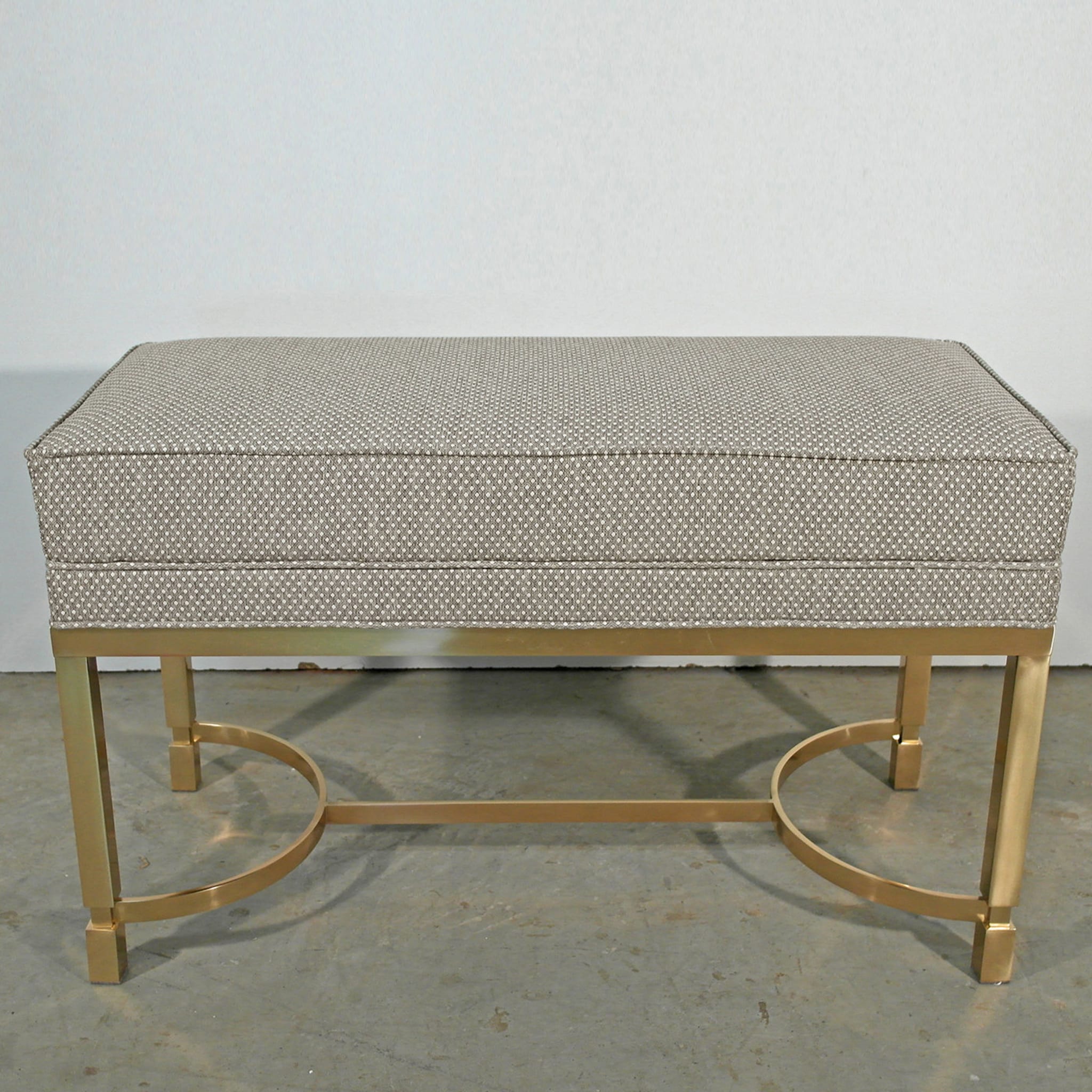 Two-Tone Upholstered Bench - Alternative view 1