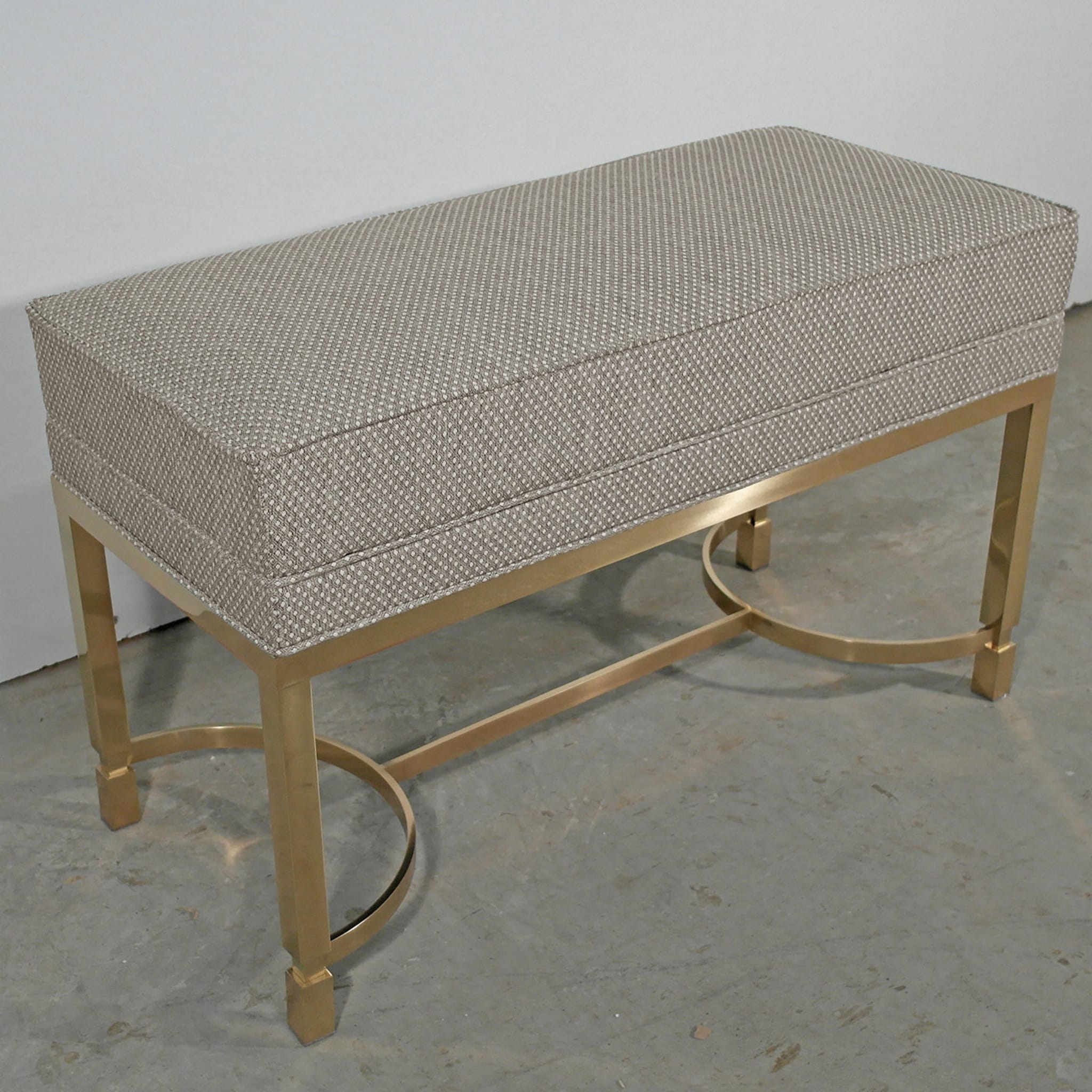 Two-Tone Upholstered Bench - Alternative view 2