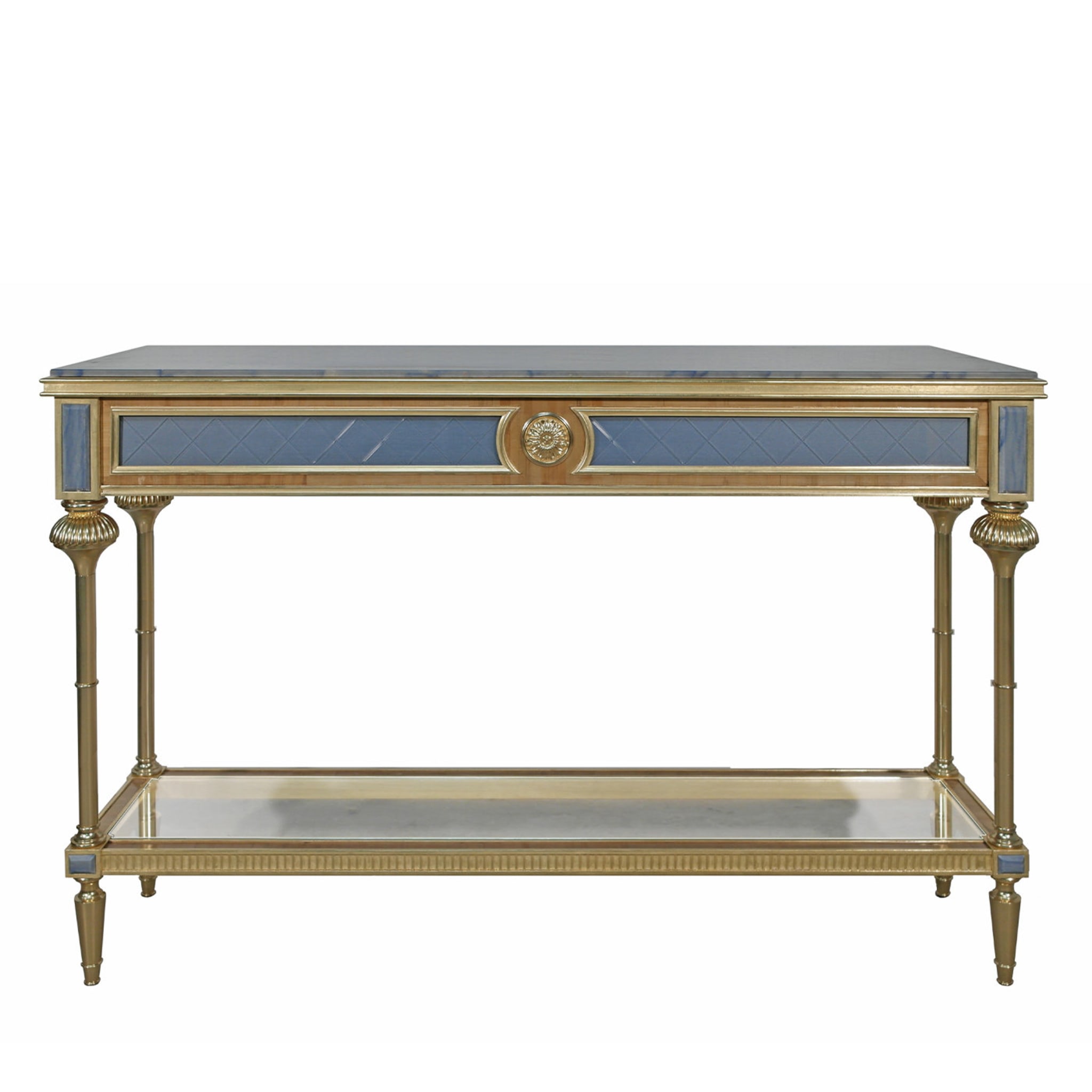 Gold Leaf Long Console Table - Main view