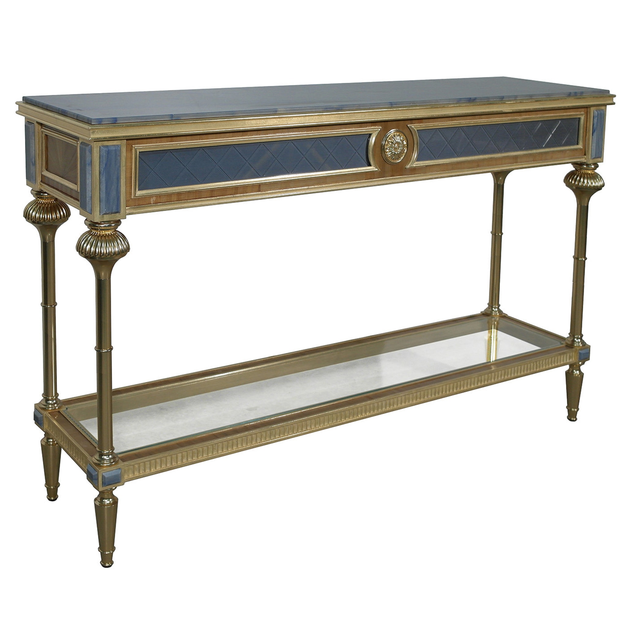 Gold Leaf Long Console Table - Alternative view 3
