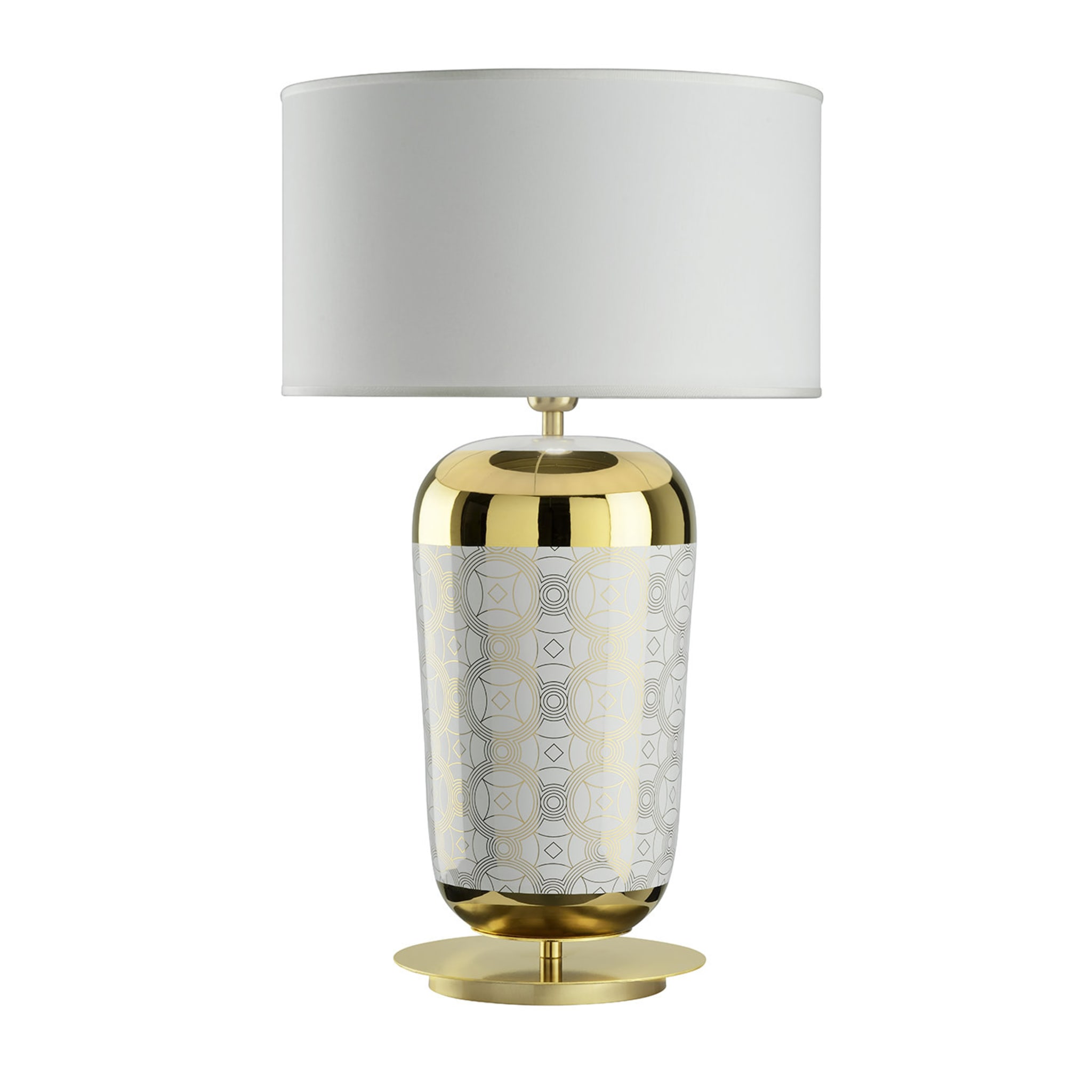 Decorum White and Gold Table Lamp - Main view