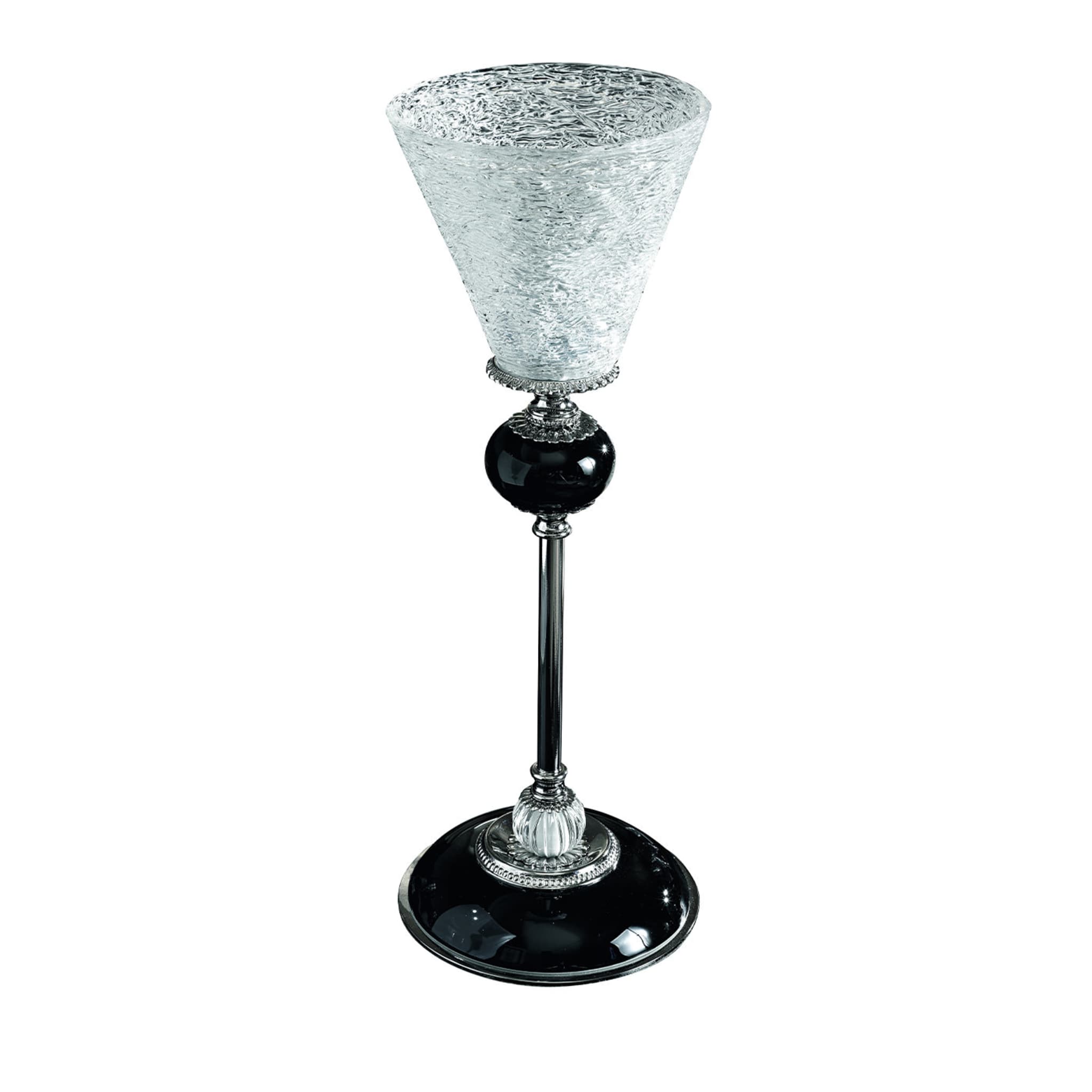 Glam Bedside Lamp with Glass Shade - Main view