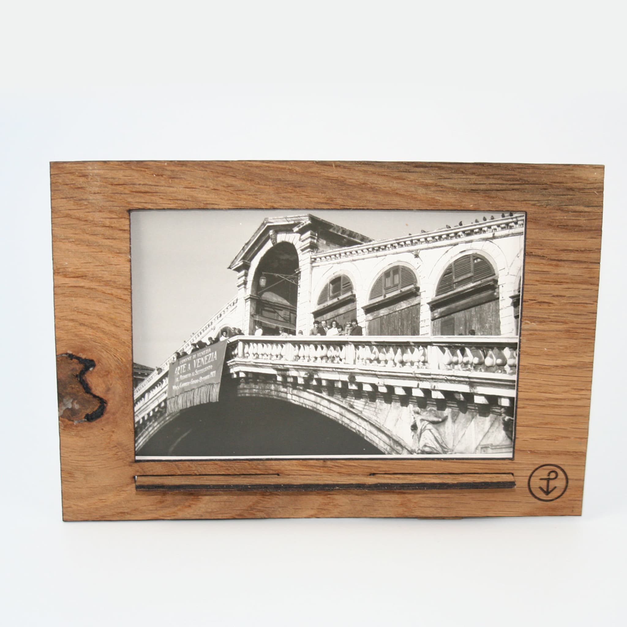 Set of 4 Sandro Gallo 136 Oak Wood Frames by Luciano Marson for POV - Alternative view 2