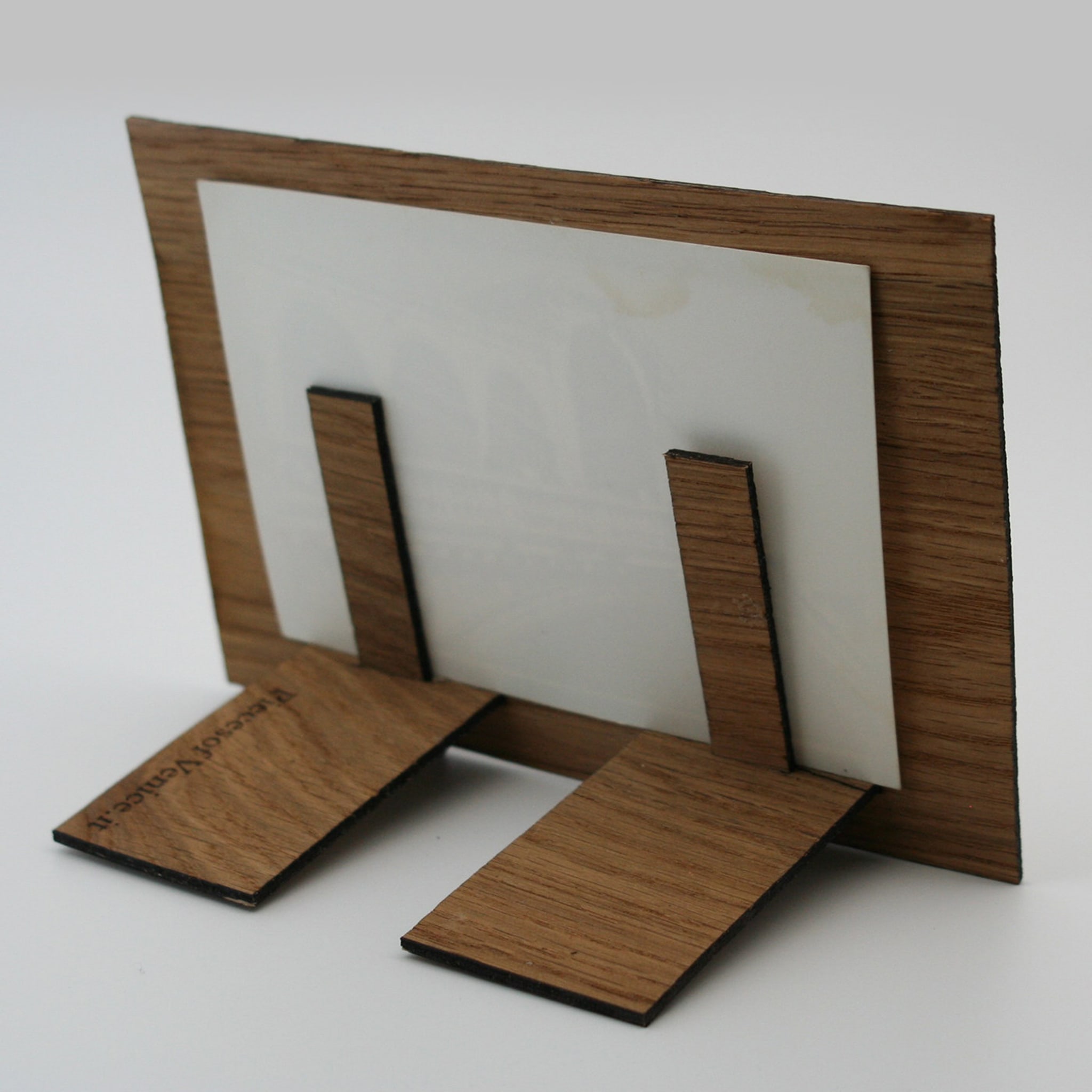 Set of 4 Sandro Gallo 136 Oak Wood Frames by Luciano Marson for POV - Alternative view 3