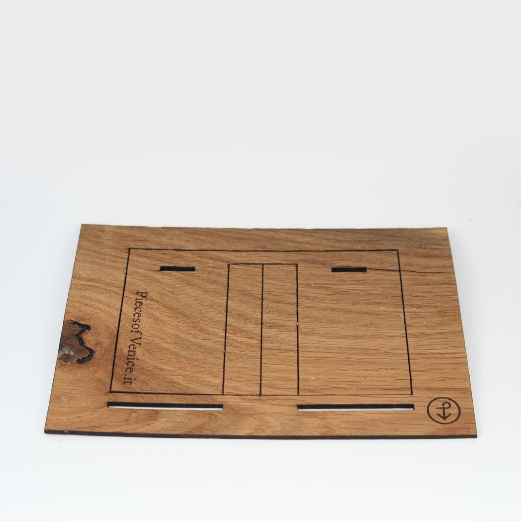 Set of 4 Sandro Gallo 136 Oak Wood Frames by Luciano Marson for POV - Alternative view 4