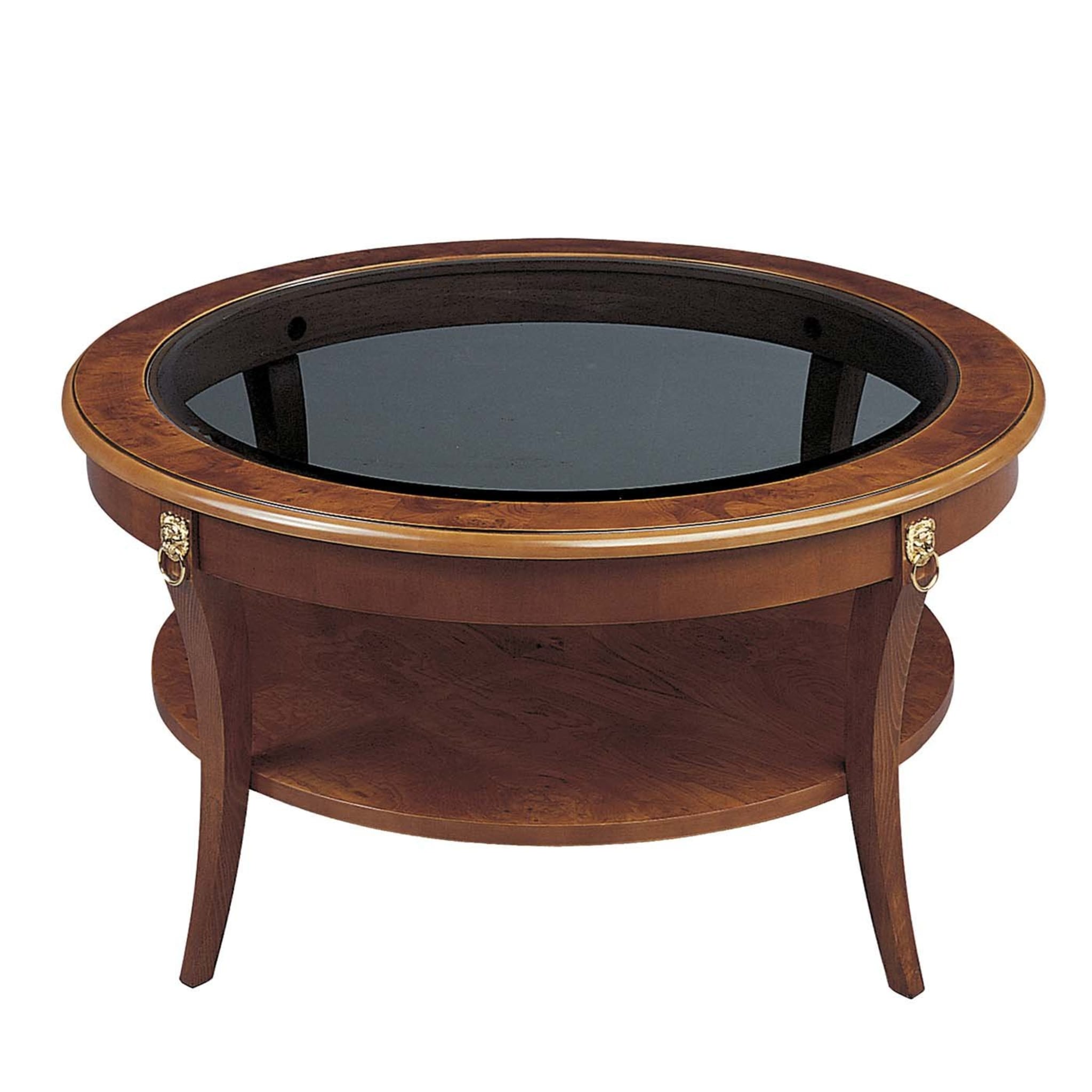Round Coffee Table with Glass Top - Main view