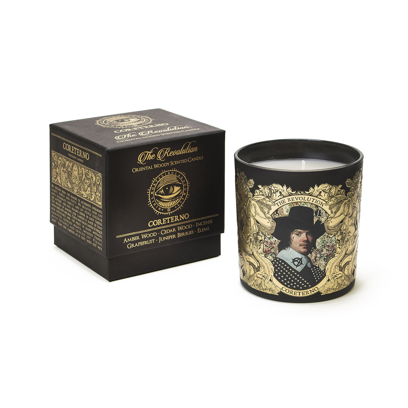 The Revolution, The Secret and The Wild Passion Set of 3 Scented Candles - Coreterno
